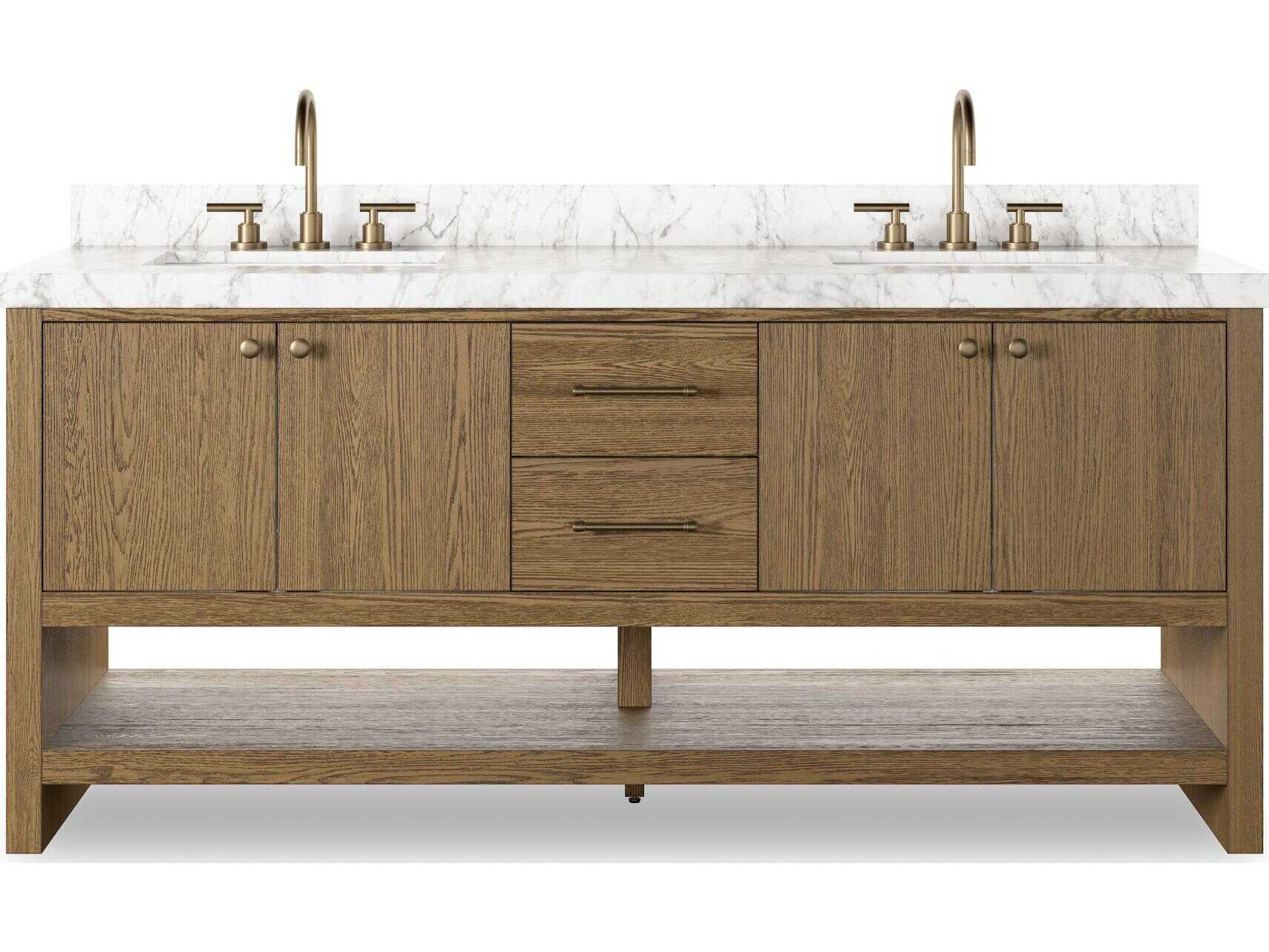 Four Hands Anthem Washed Natural Veneer Double Vanity