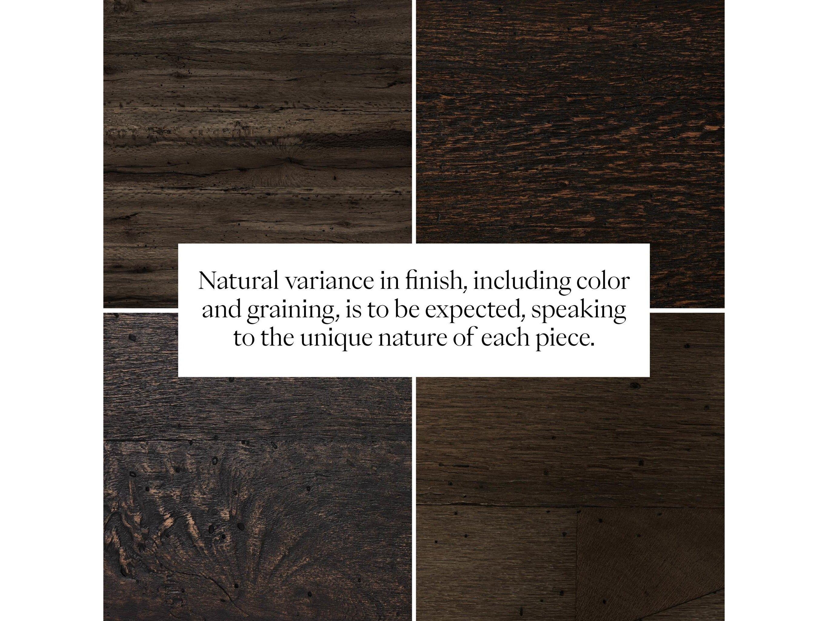 Four Hands Wesson Abaso Square Ebony Rustic Wormwood Oak Coffee Table