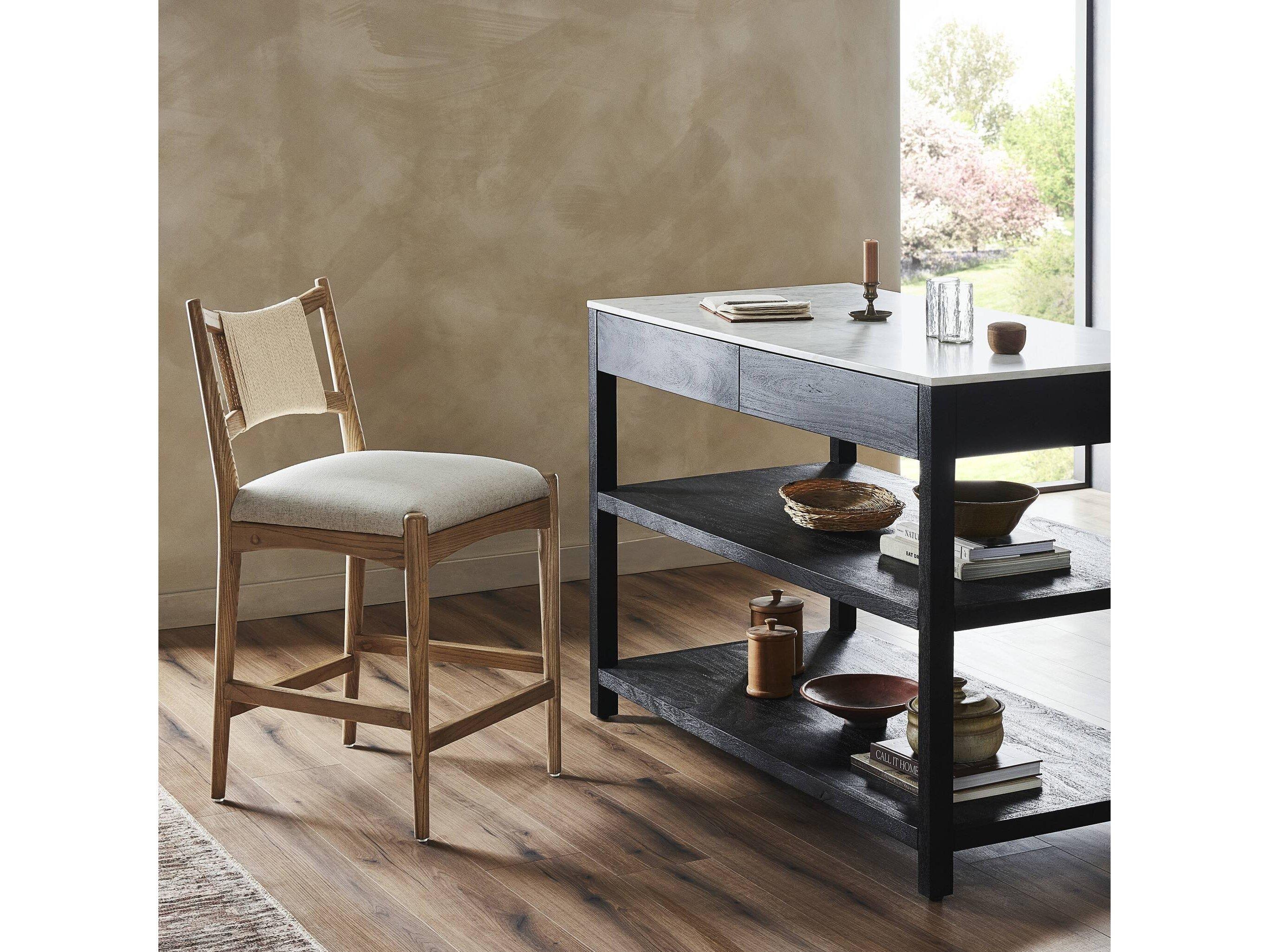 Four Hands Claremont Haddon Upholstered Counter Stool