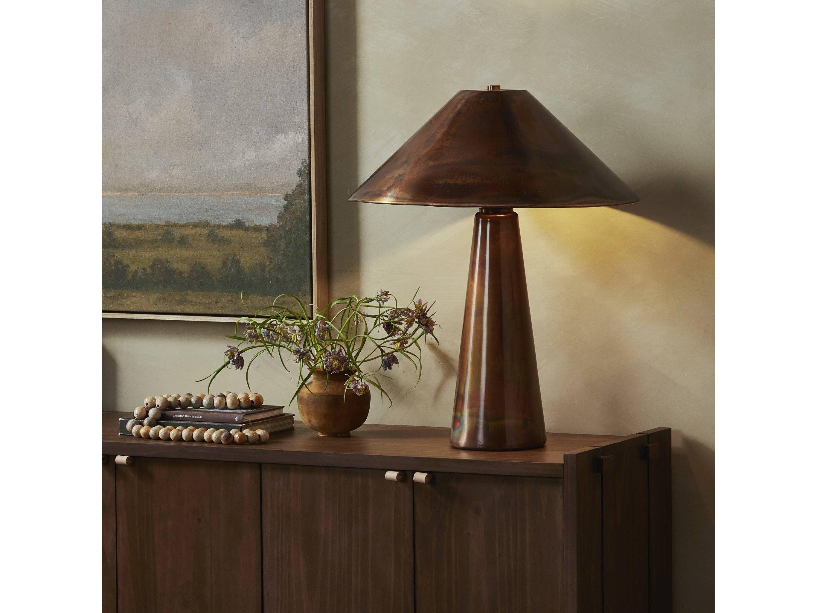 Four Hands Romani Brown Table Lamp