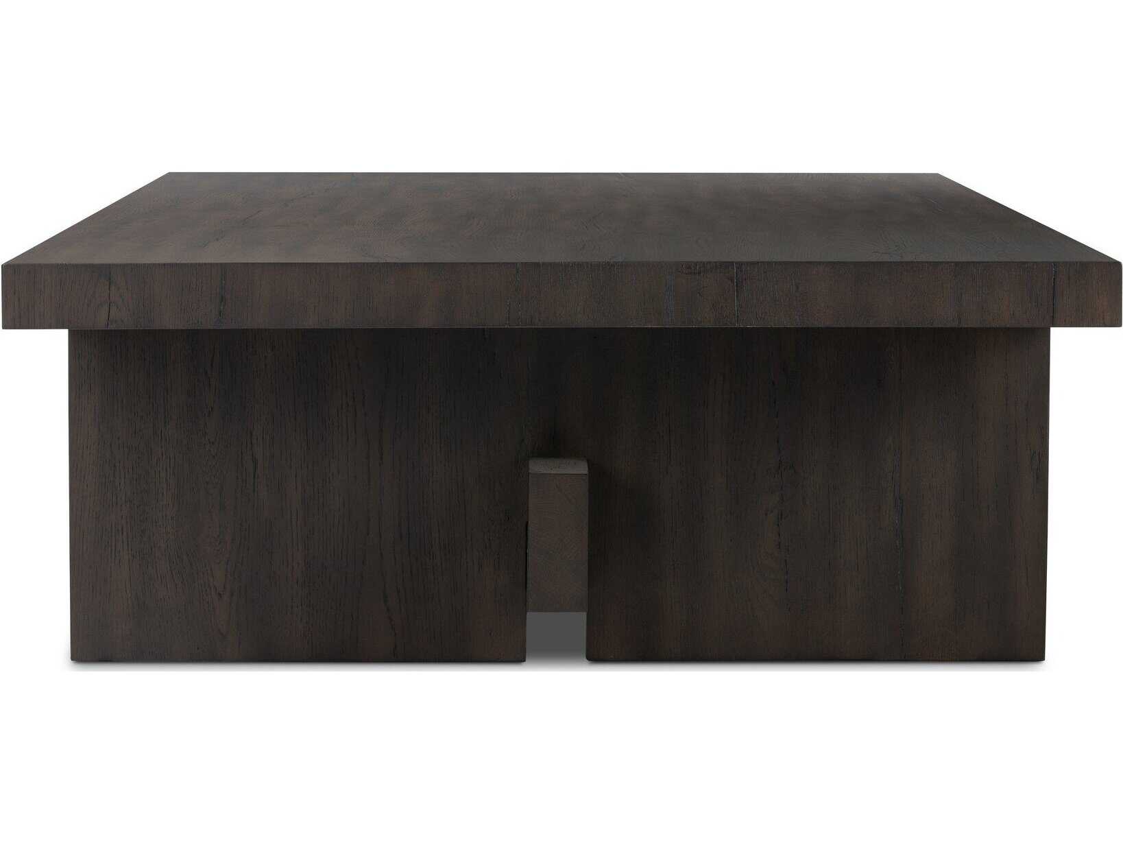 Four Hands Haiden Rectangular Wood Smoked Black Veneer Coffee Table