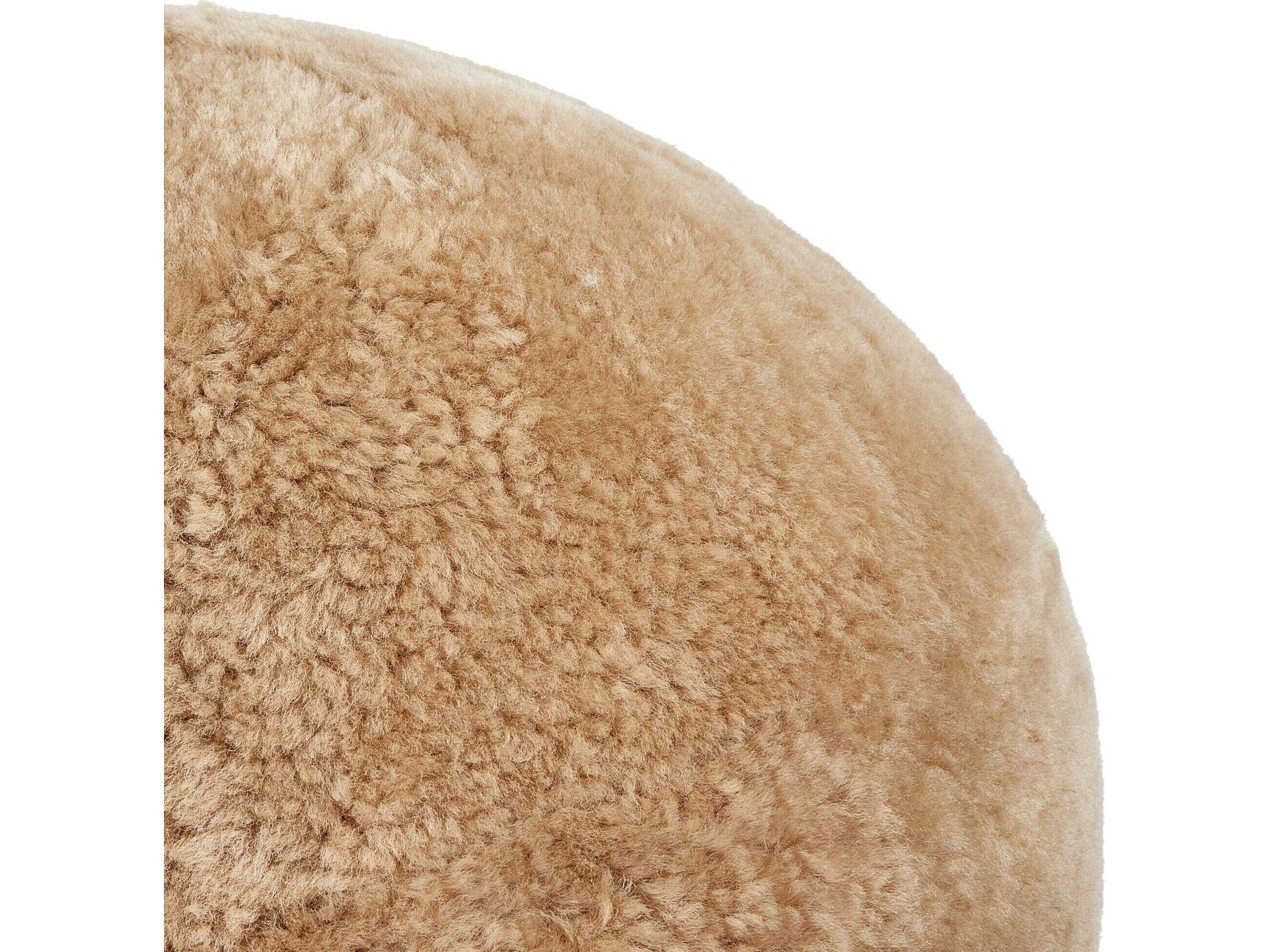 Four Hands Mateo Balle Beige Shorn Sheepskin Shearling Pillow Set