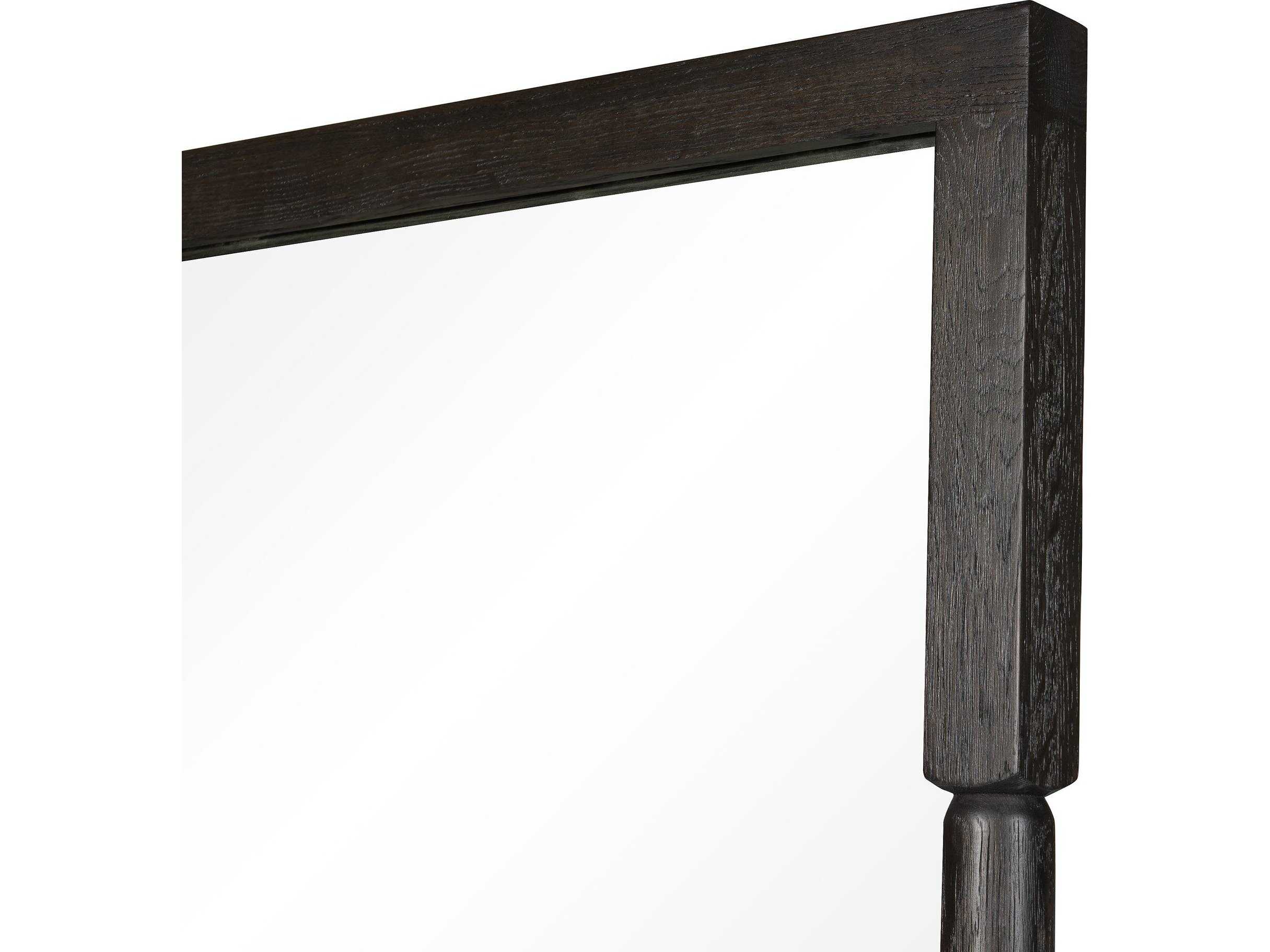 Four Hands Wells Concord Charcoal Oak Floor Mirror
