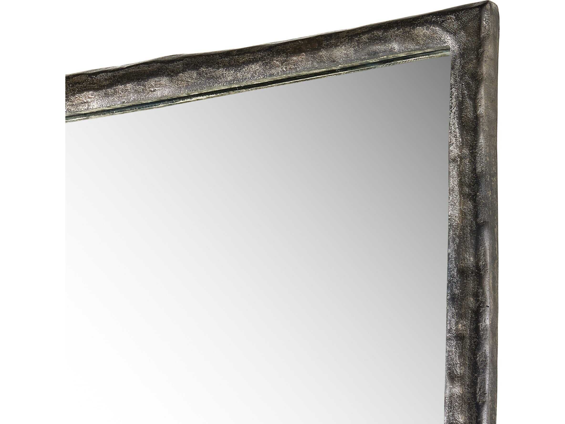 Four Hands Marlow Langford Smoked Nickel Floor Mirror
