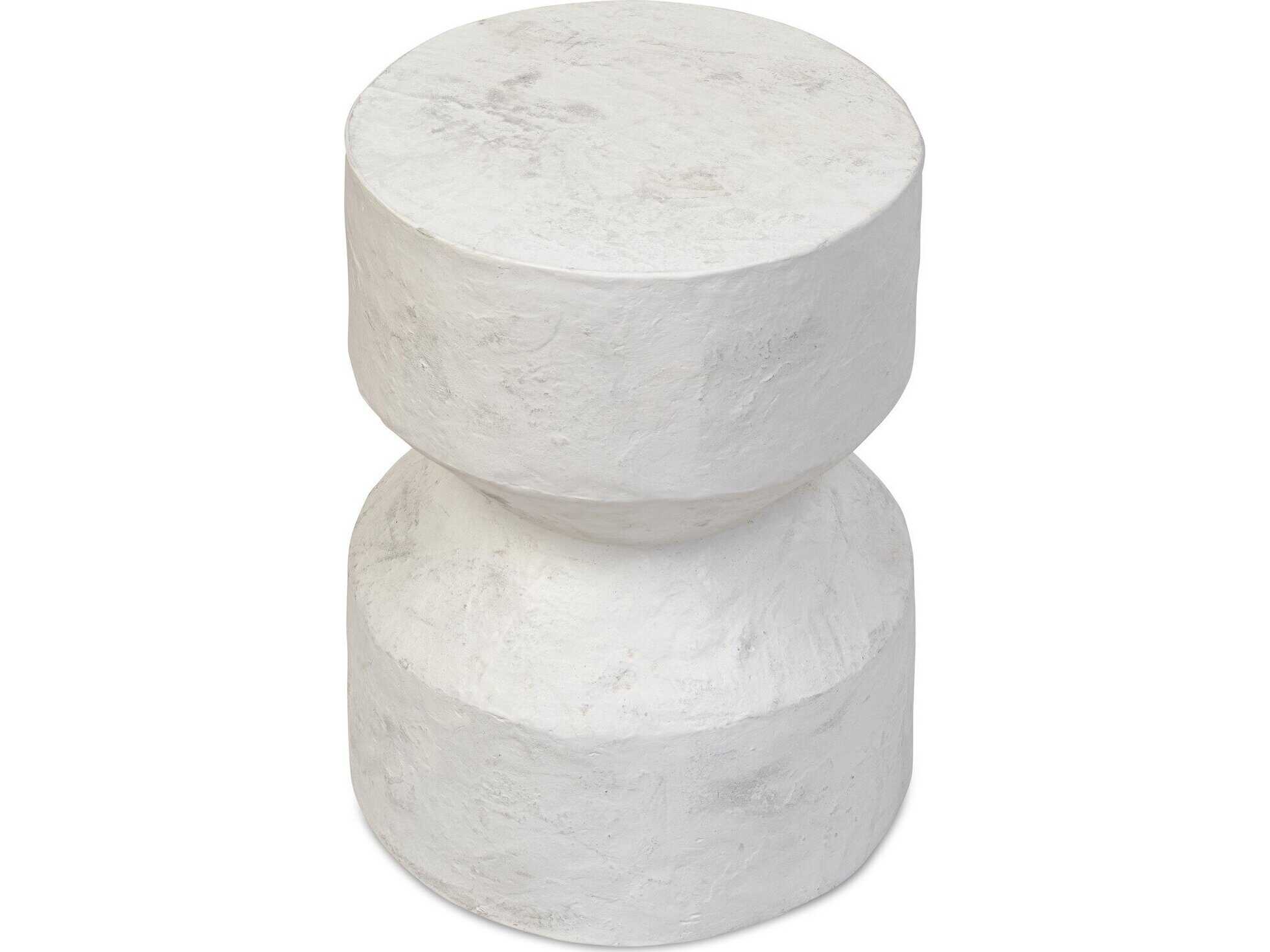 Four Hands Chandler Ara Round Concrete End Table