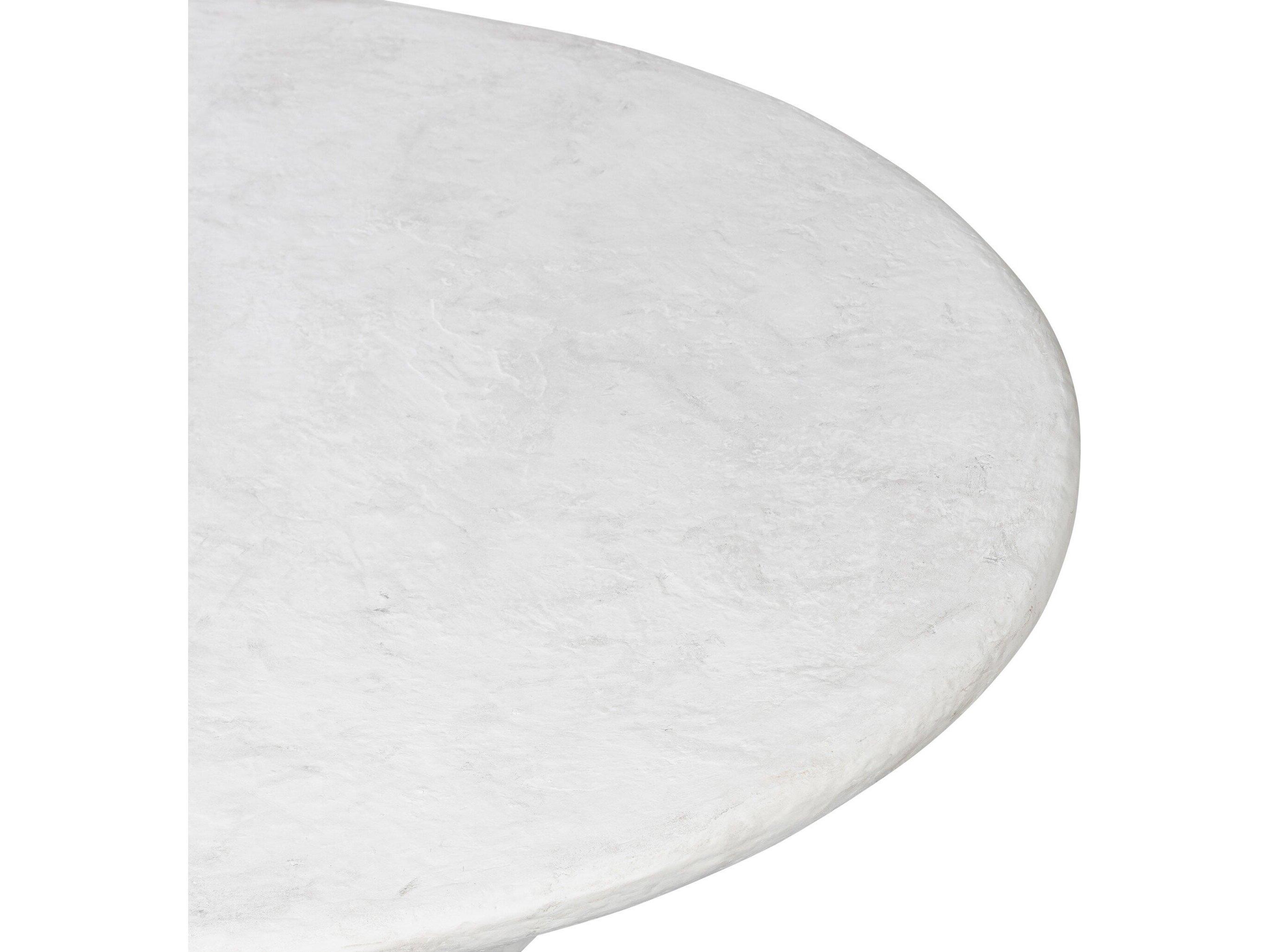 Four Hands Chandler Janice Textured Lunar Concrete Coffee Table