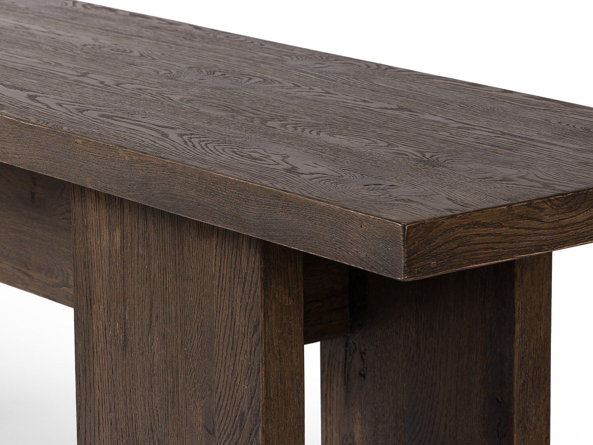 Four Hands Irondale Rectangular Wood Grey Oak Veneer Console Table