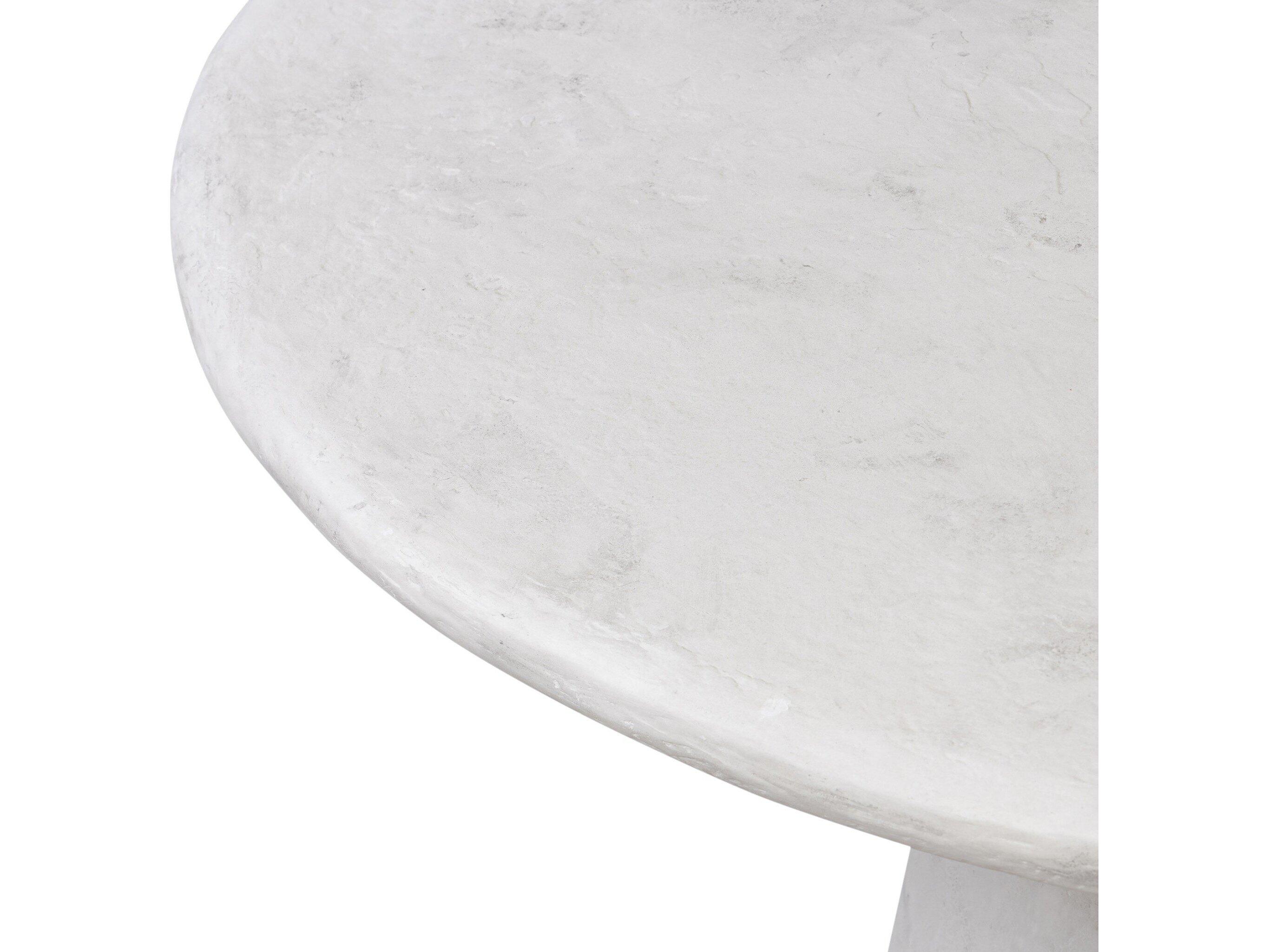 Four Hands Chandler Janice Textured Lunar Concrete Dining Table