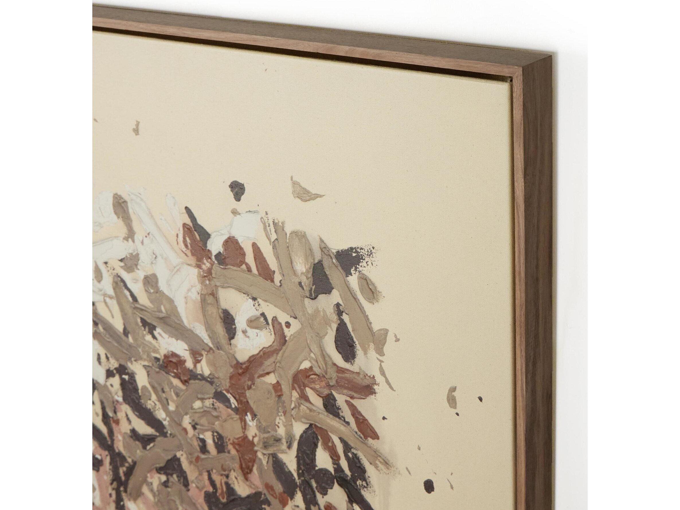 Four Hands Art Studio Still His People by Tyler Guinn Rustic Walnut Floater Canvas Wall Art