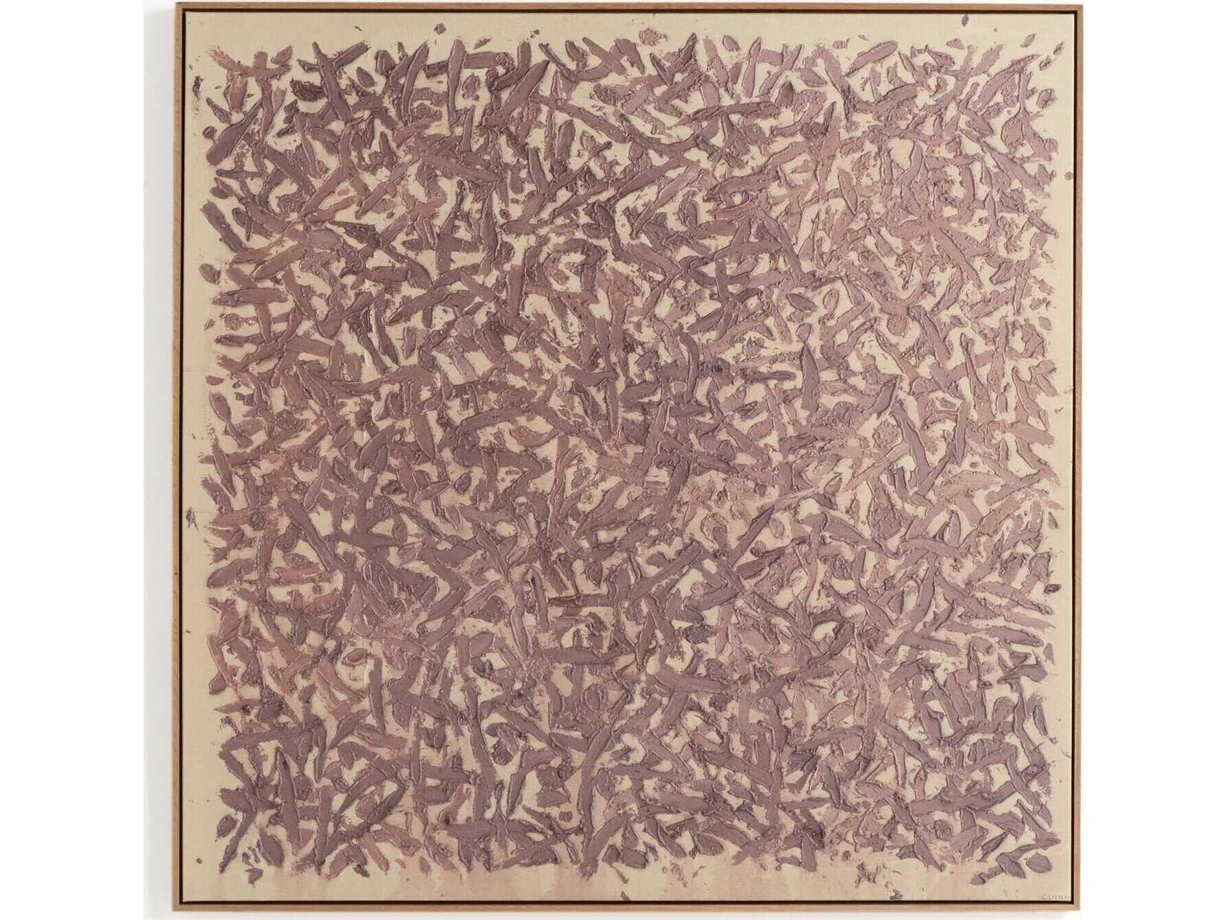 Four Hands Art Studio They Cling To The Rock No.6 by Tyler Guinn Vertical Grain White Oak Floater Canvas Wall Art