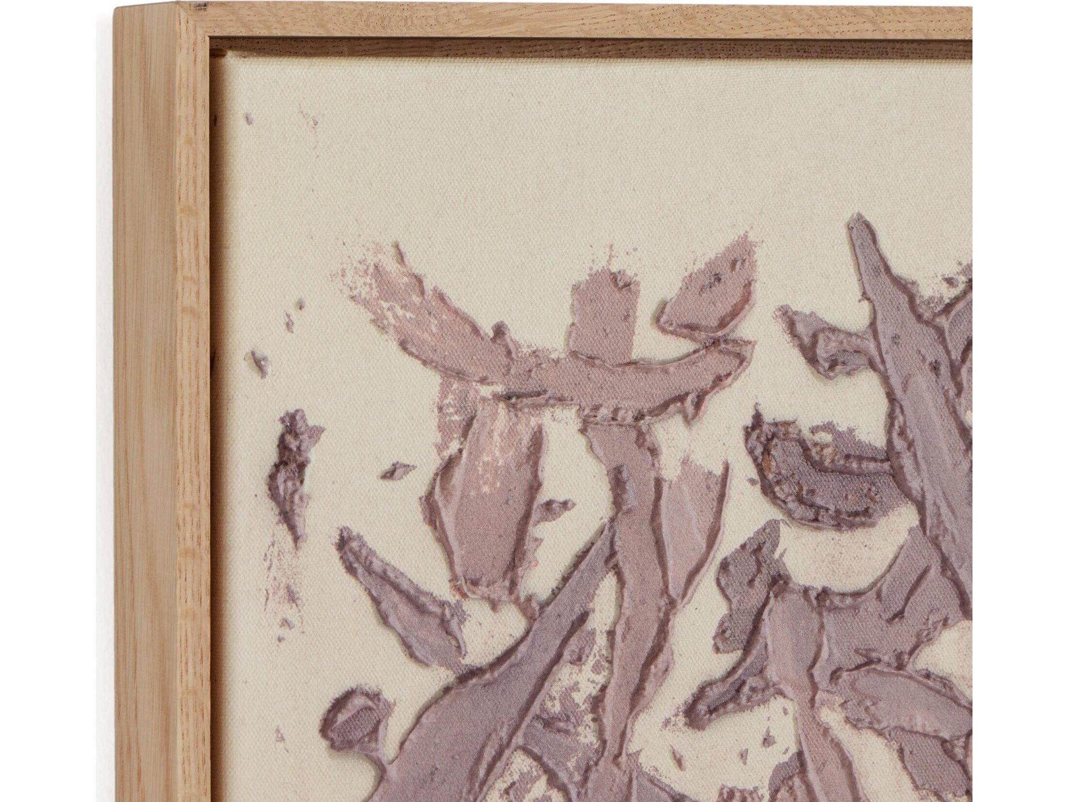 Four Hands Art Studio They Cling To The Rock No.6 by Tyler Guinn Vertical Grain White Oak Floater Canvas Wall Art