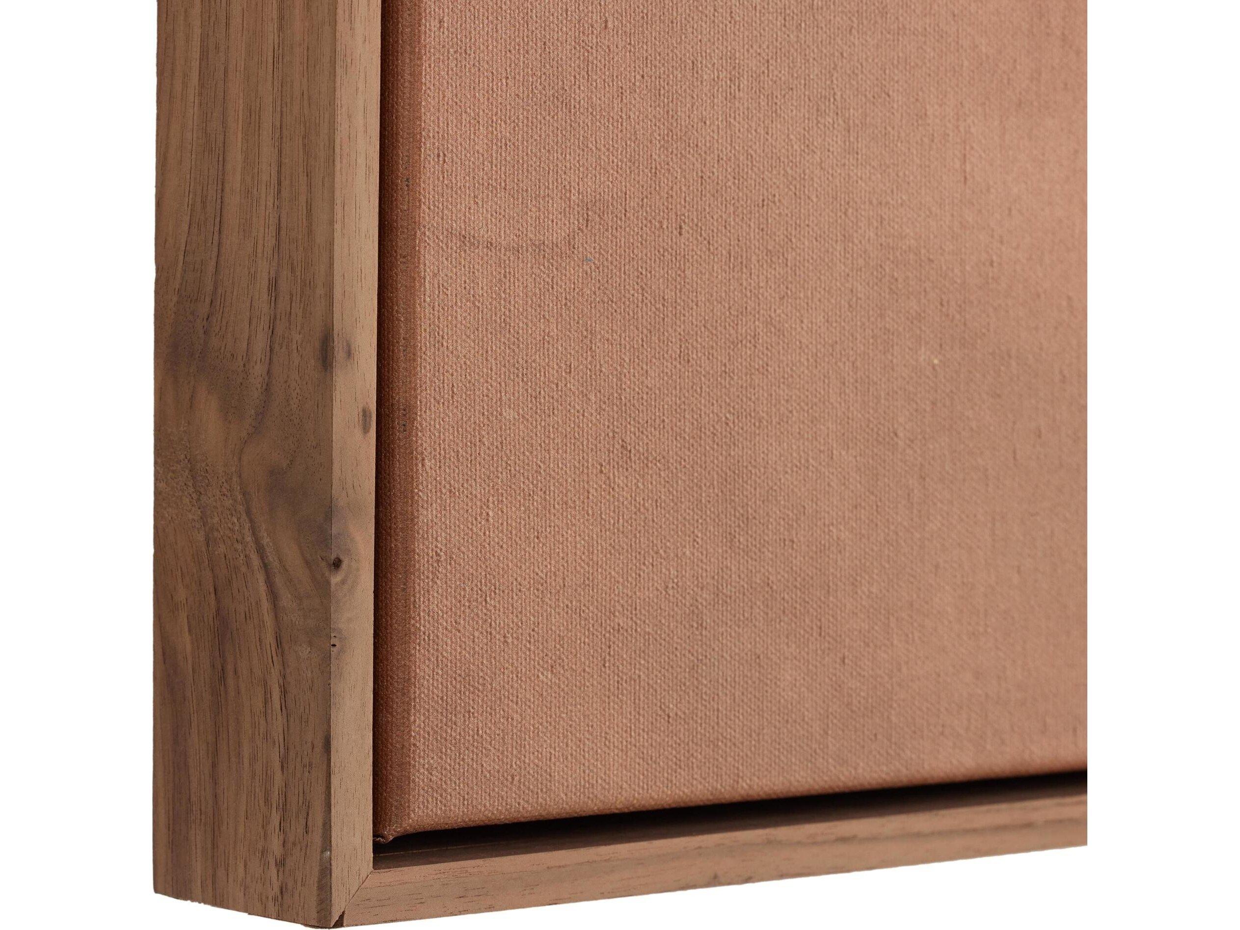 Four Hands Art Studio What Holds Us Together by Tyler Guinn Rustic Walnut Floater Canvas Wall Art