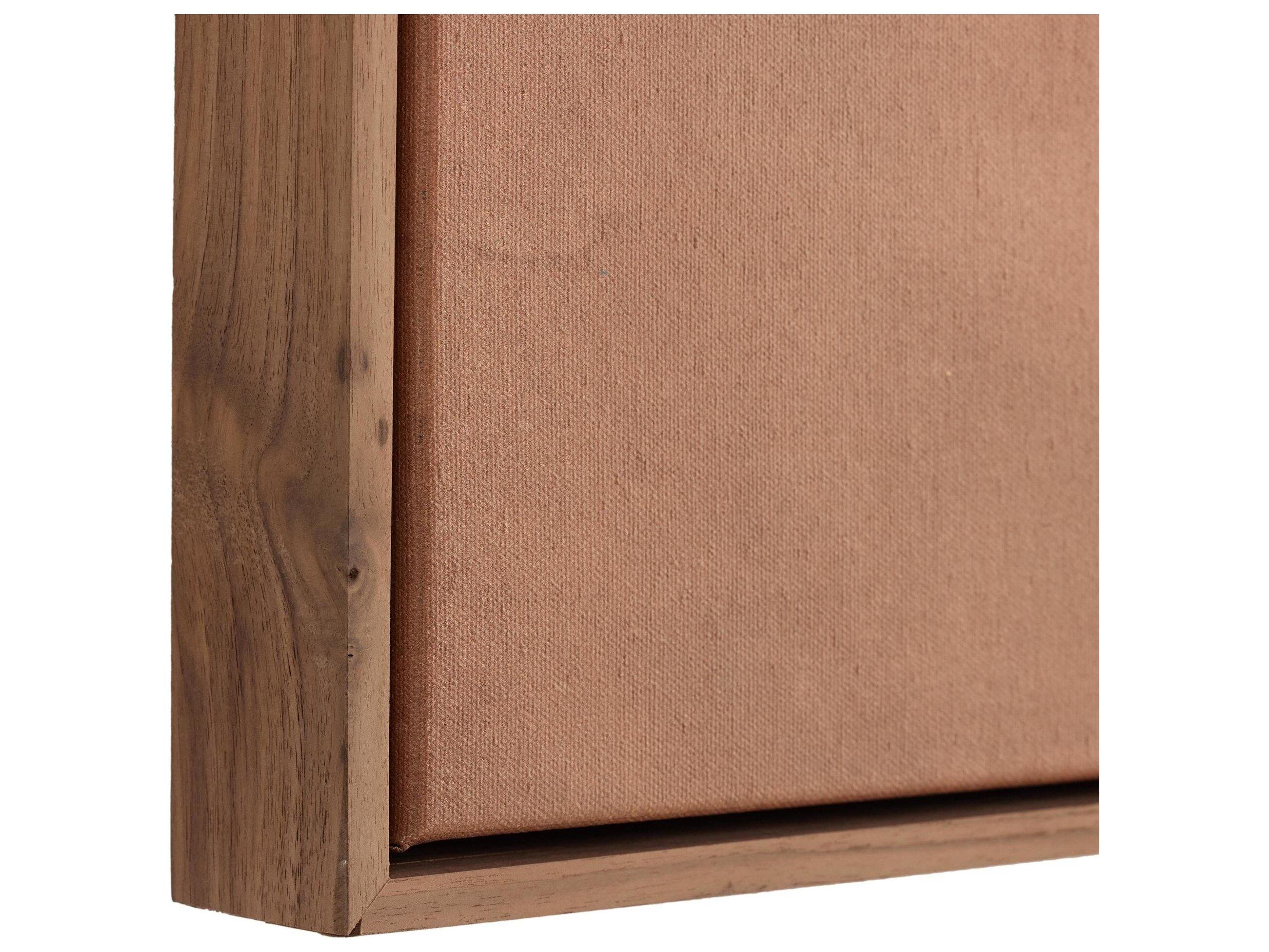 Four Hands Art Studio What Holds Us Together by Tyler Guinn Rustic Walnut Floater Canvas Wall Art