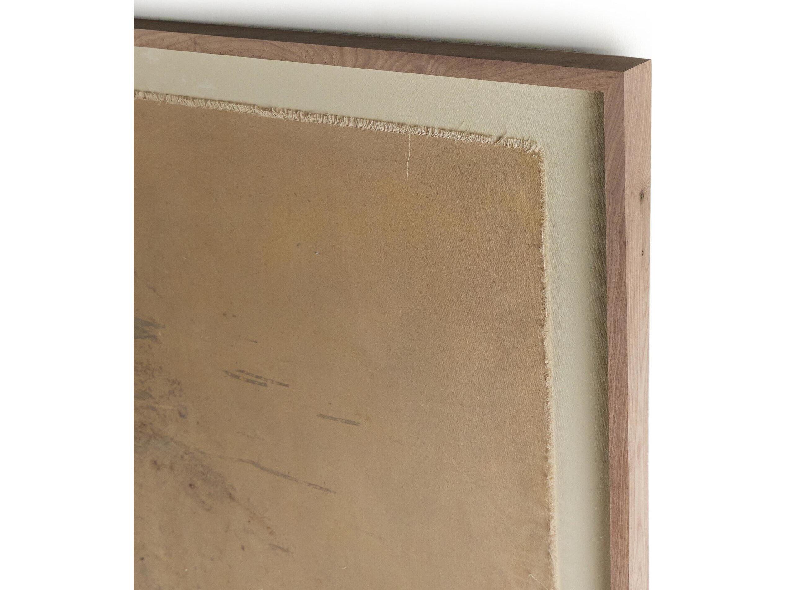 Four Hands Art Studio Resting In Pastures No. 1 by Tyler Guinn Rustic Walnut Canvas Wall Art