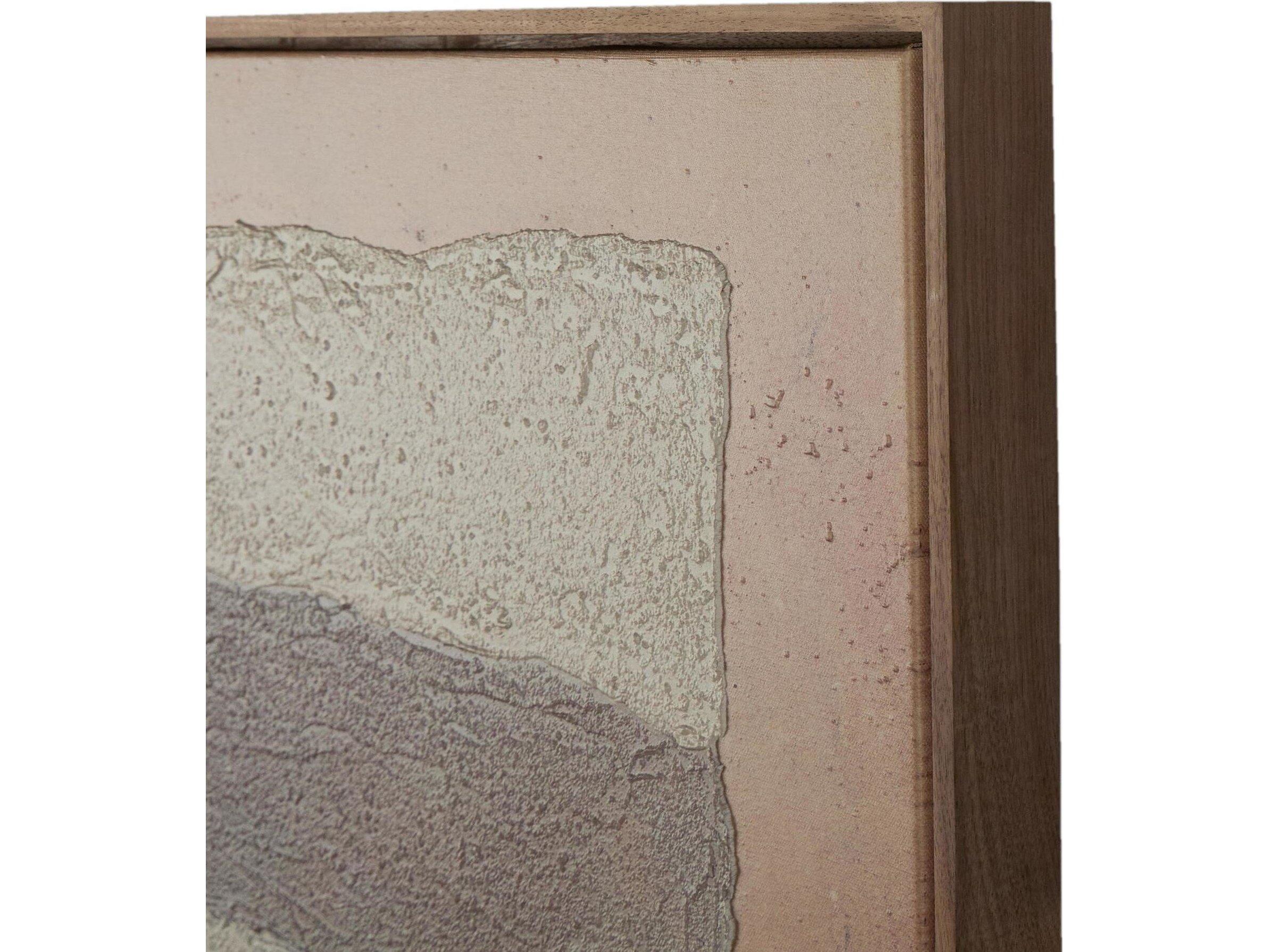 Four Hands Art Studio Landmarks No. 3 by Tyler Guinn Rustic Walnut Floater Canvas Wall Art