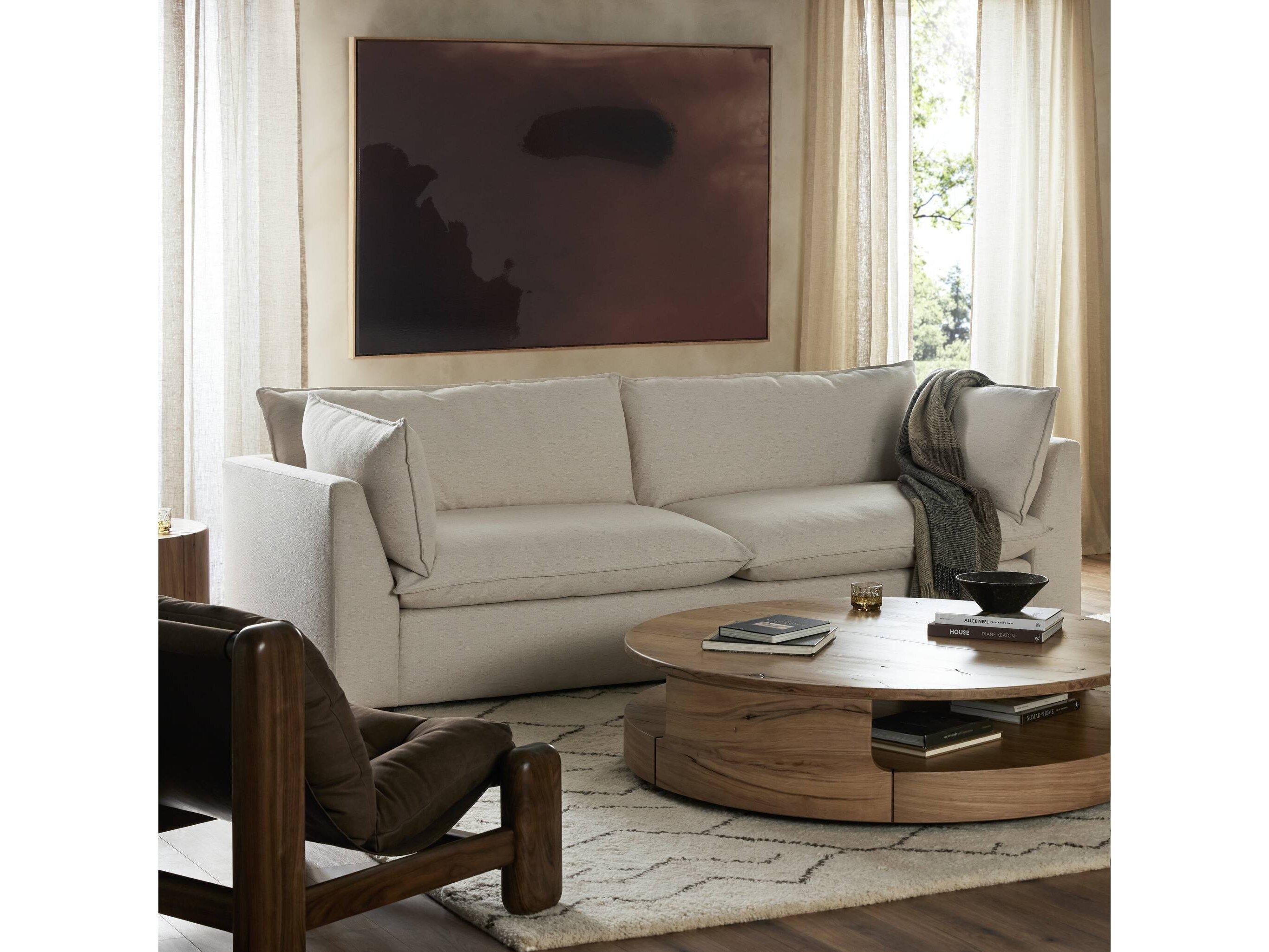 Four Hands Centrale Kosa Badon Flax Upholstered Sofa