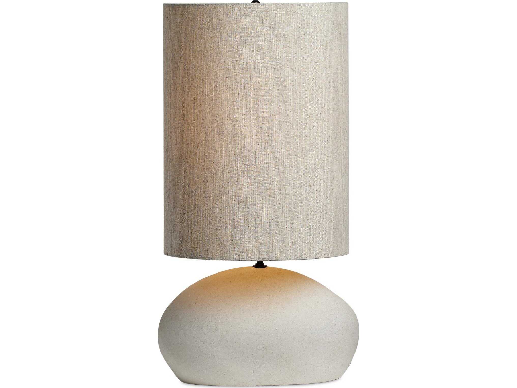 Four Hands Allura Table Lamp - White Speckled Ceramic