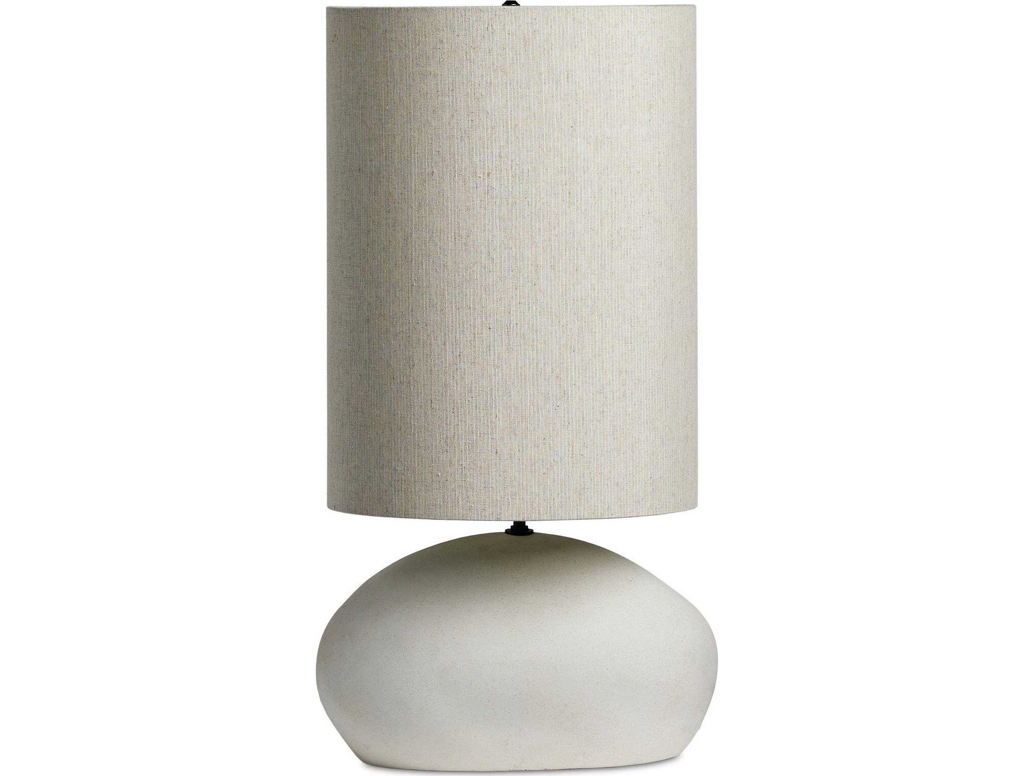 Four Hands Allura Table Lamp - White Speckled Ceramic