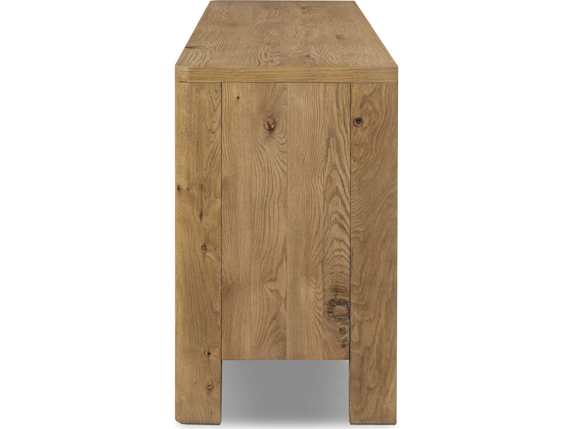 Four Hands Haiden Noeline Drawer Dresser Oak Wood 6 Drawer Double Dresser