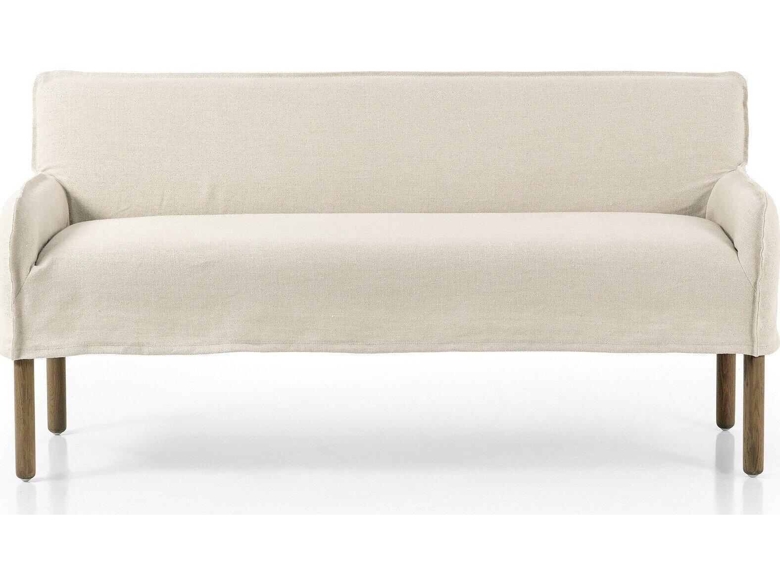 Four Hands Kensington Beige Upholstered Accent Bench
