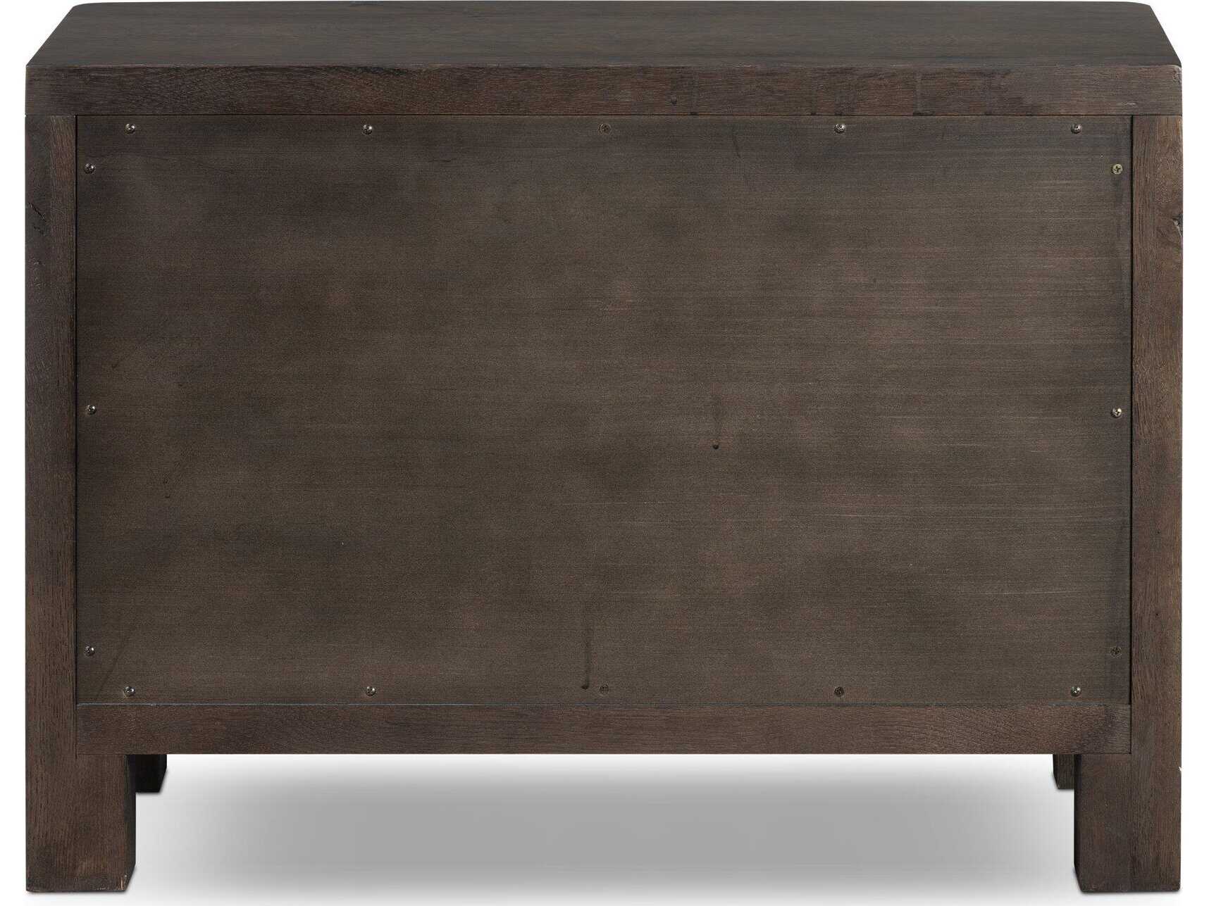 Four Hands Bolton 2-Drawers Oak Wood Nightstand