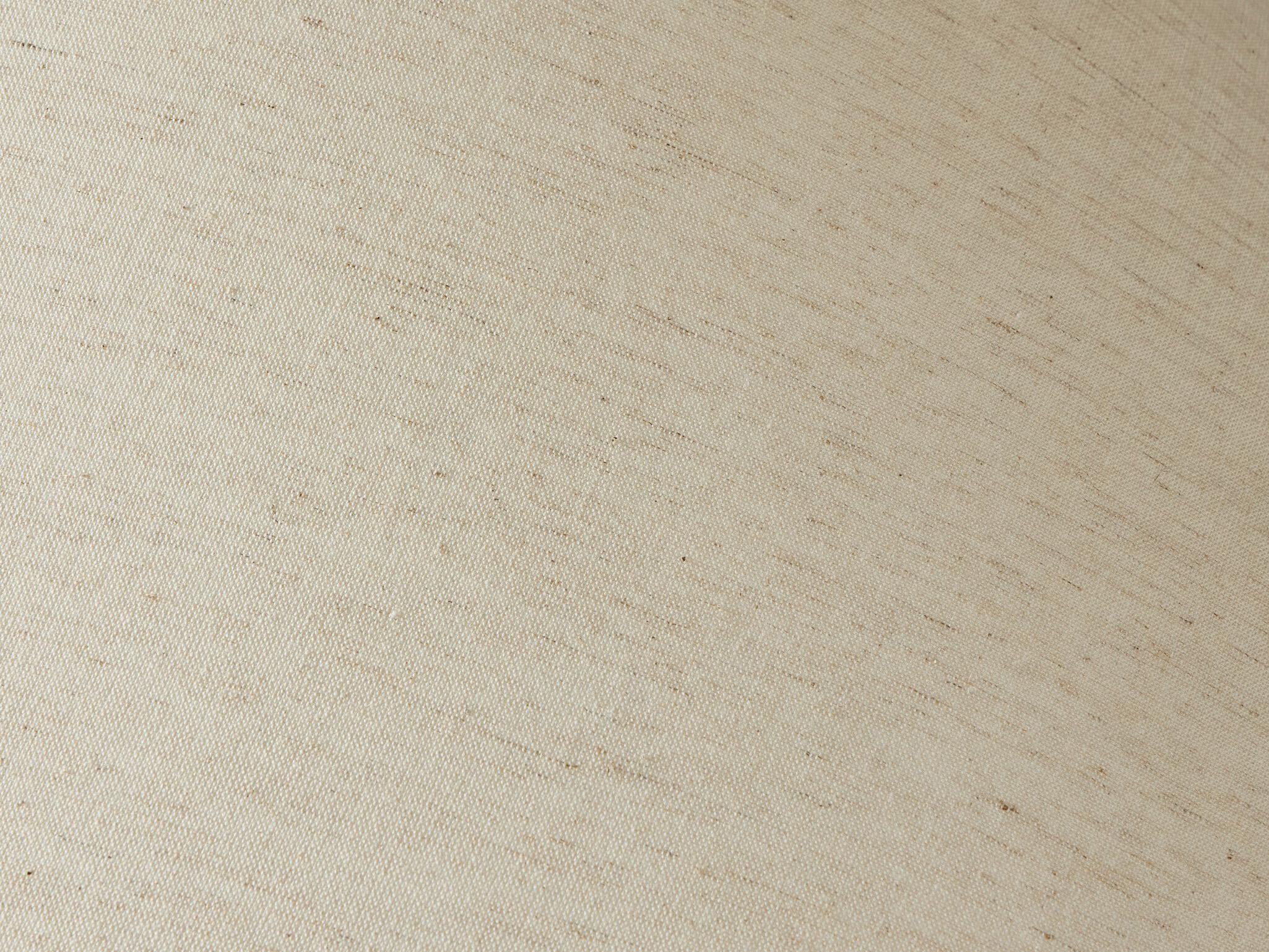 Four Hands Asher Matte Black Cast Aluminum Light Beige Floor Lamp