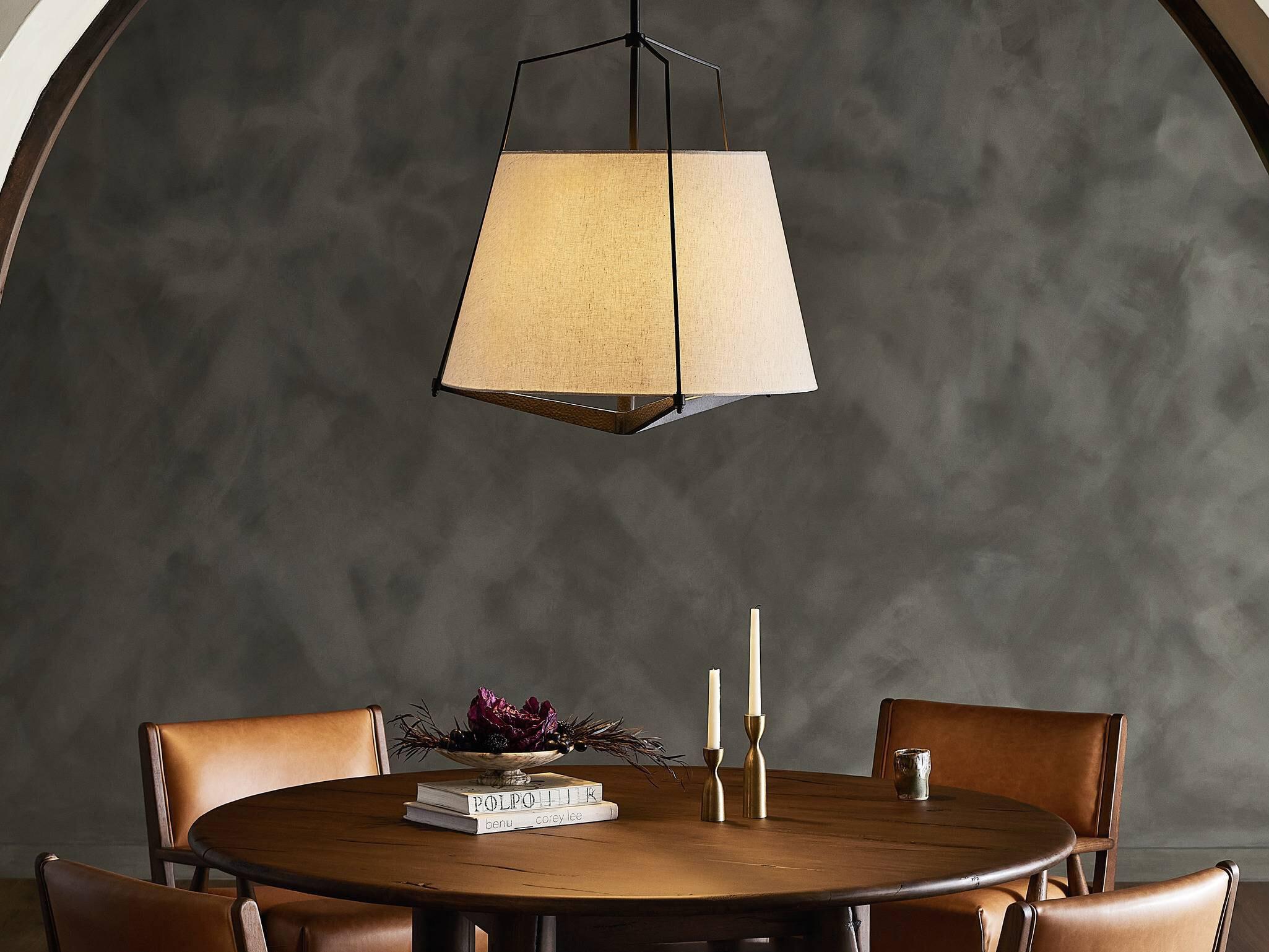 Four Hands Asher 1-Light Black Empire Pendant