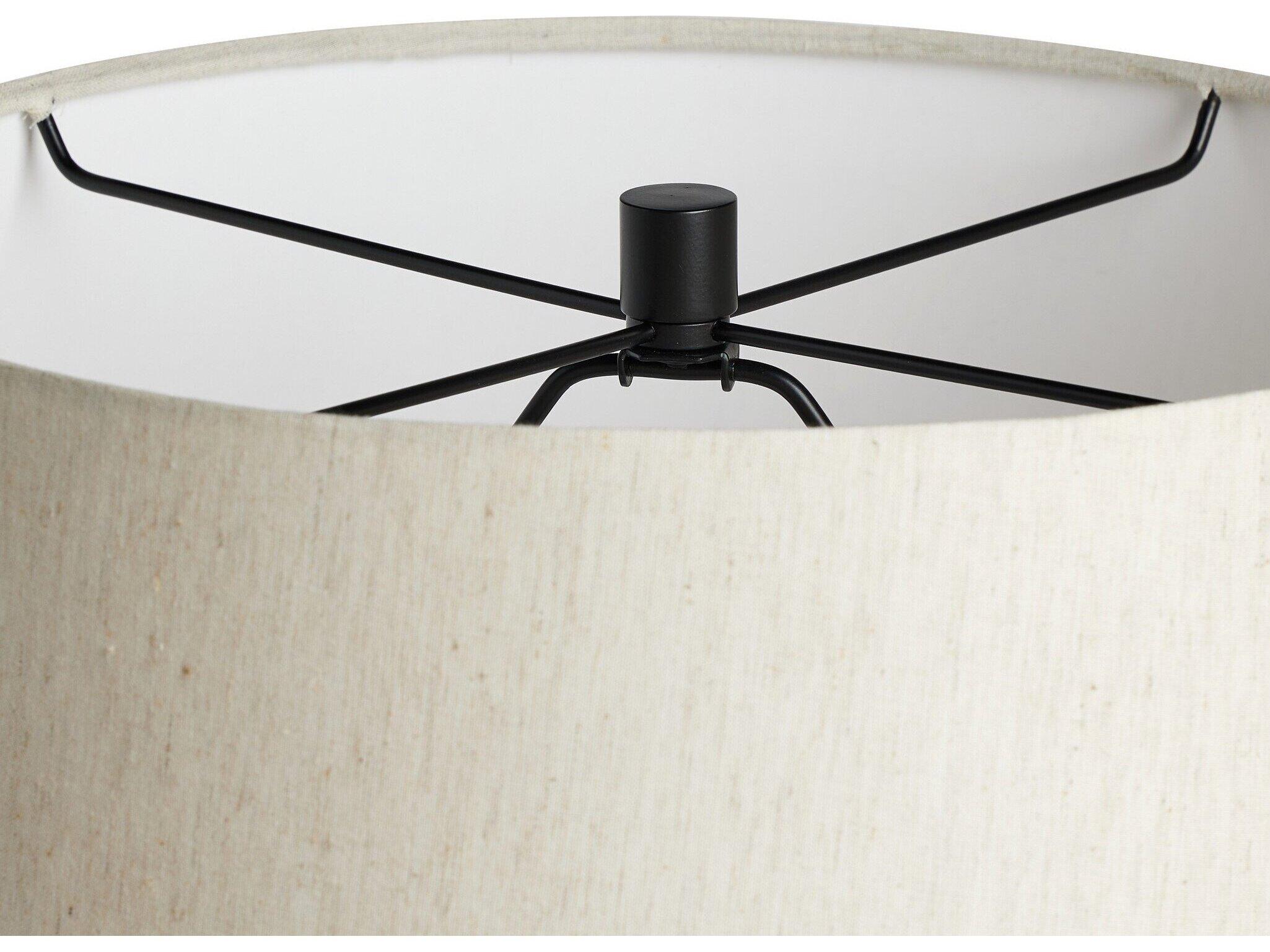 Four Hands Ziggy Table Lamp - Hammered Black Aluminum