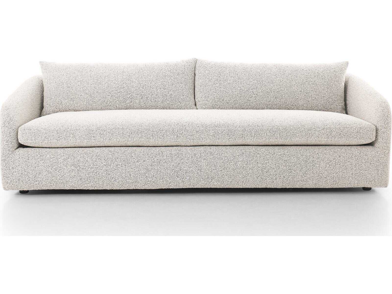 Four Hands Kensington Knoll Domino Gray Upholstered Sofa