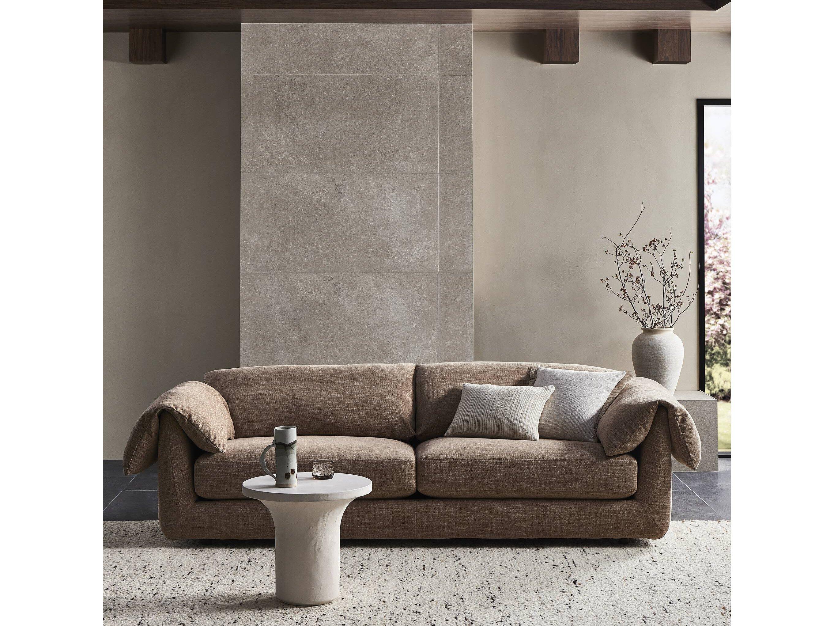 Four Hands Centrale Marcel Brown Upholstered Sofa