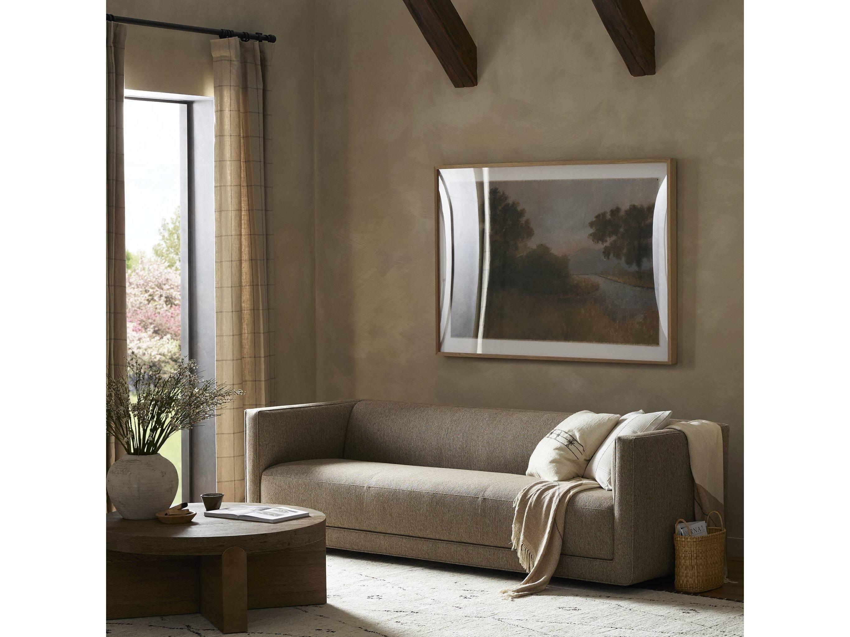 Four Hands Centrale Phillip Delta Tweed Upholstered Sofa