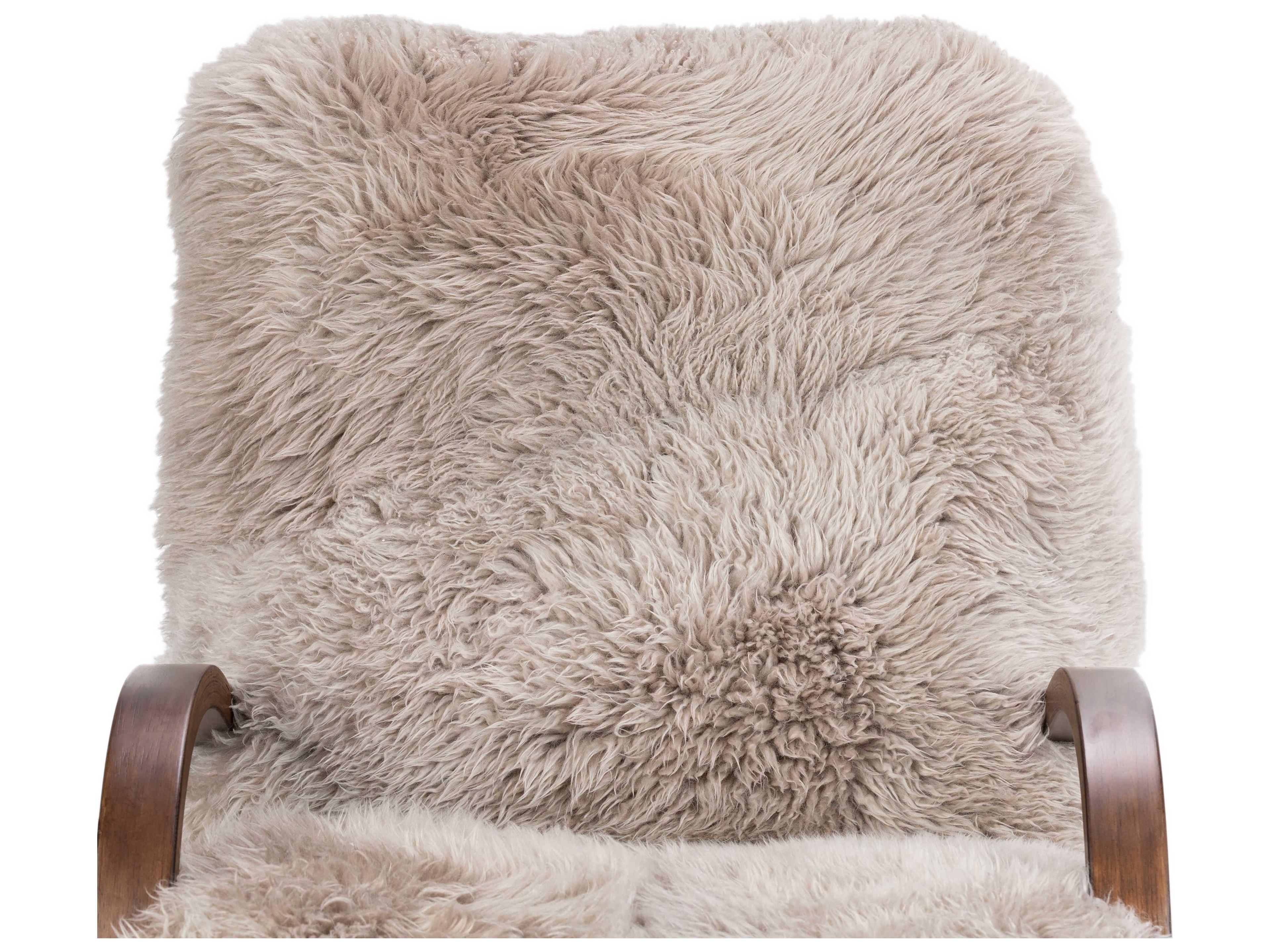 Four Hands Bolton Tobin Fur Beige Accent Chair