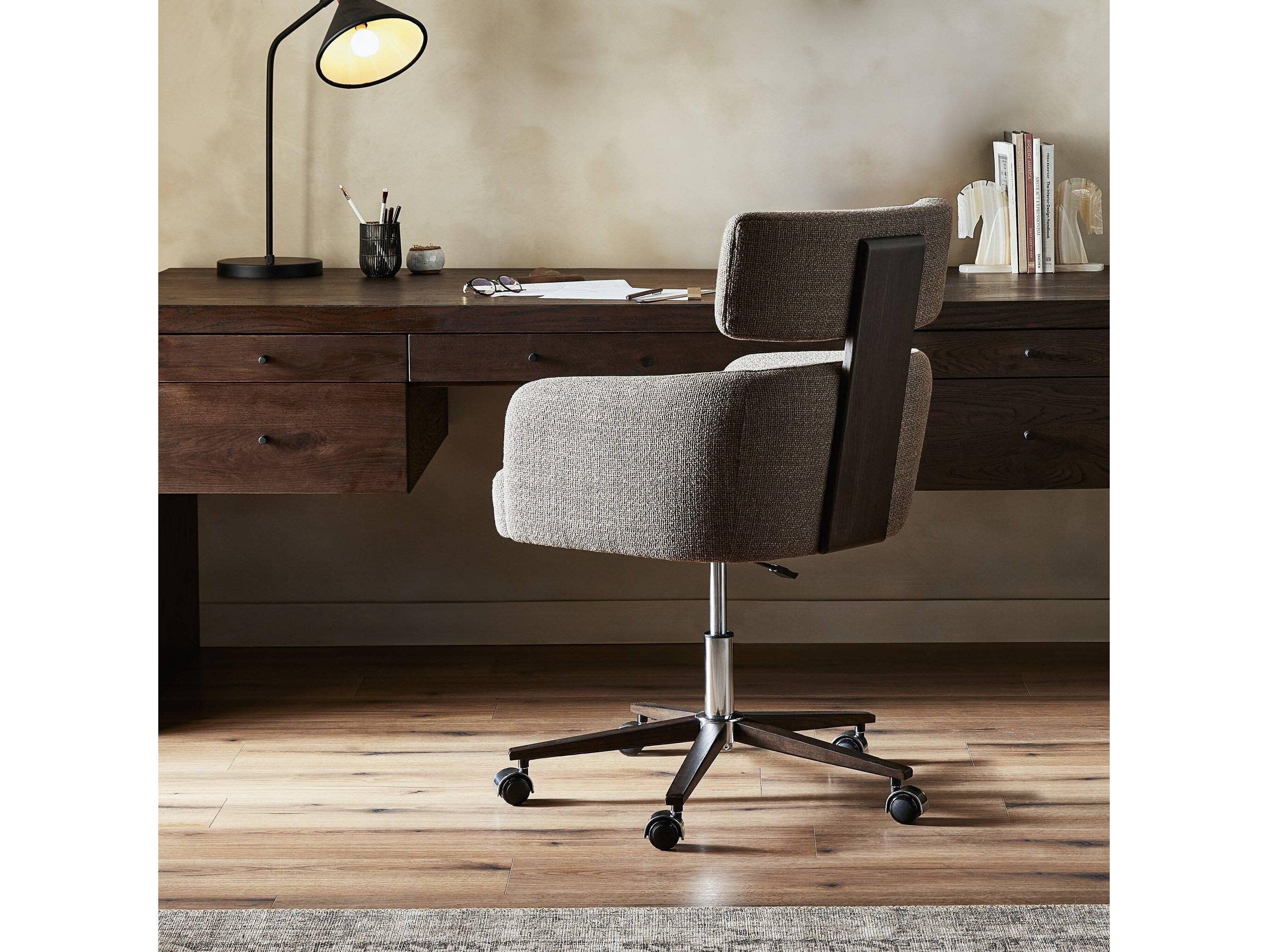 Four Hands Caswell Rei Gibson Mink Computer Chair