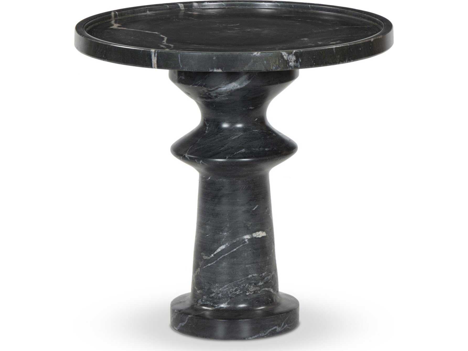 Four Hands Marlow Skylar Round Marble End Table