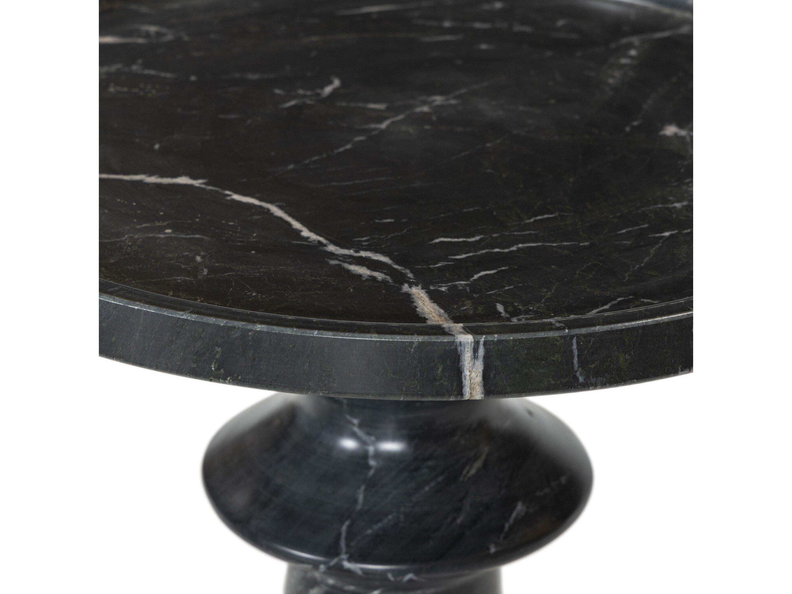 Four Hands Marlow Skylar Round Marble End Table