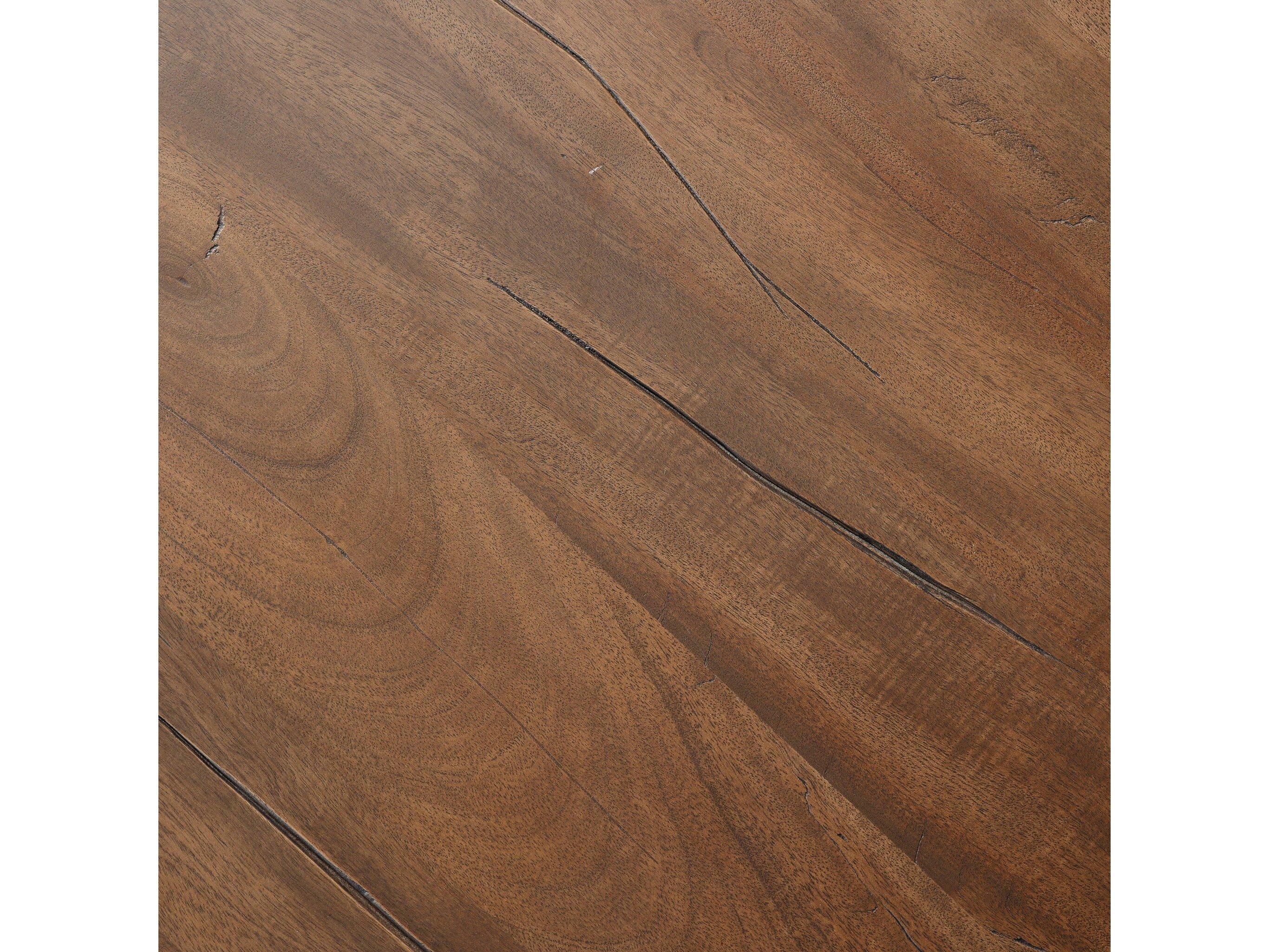 Four Hands Harmon Rivi Round Wood End Table