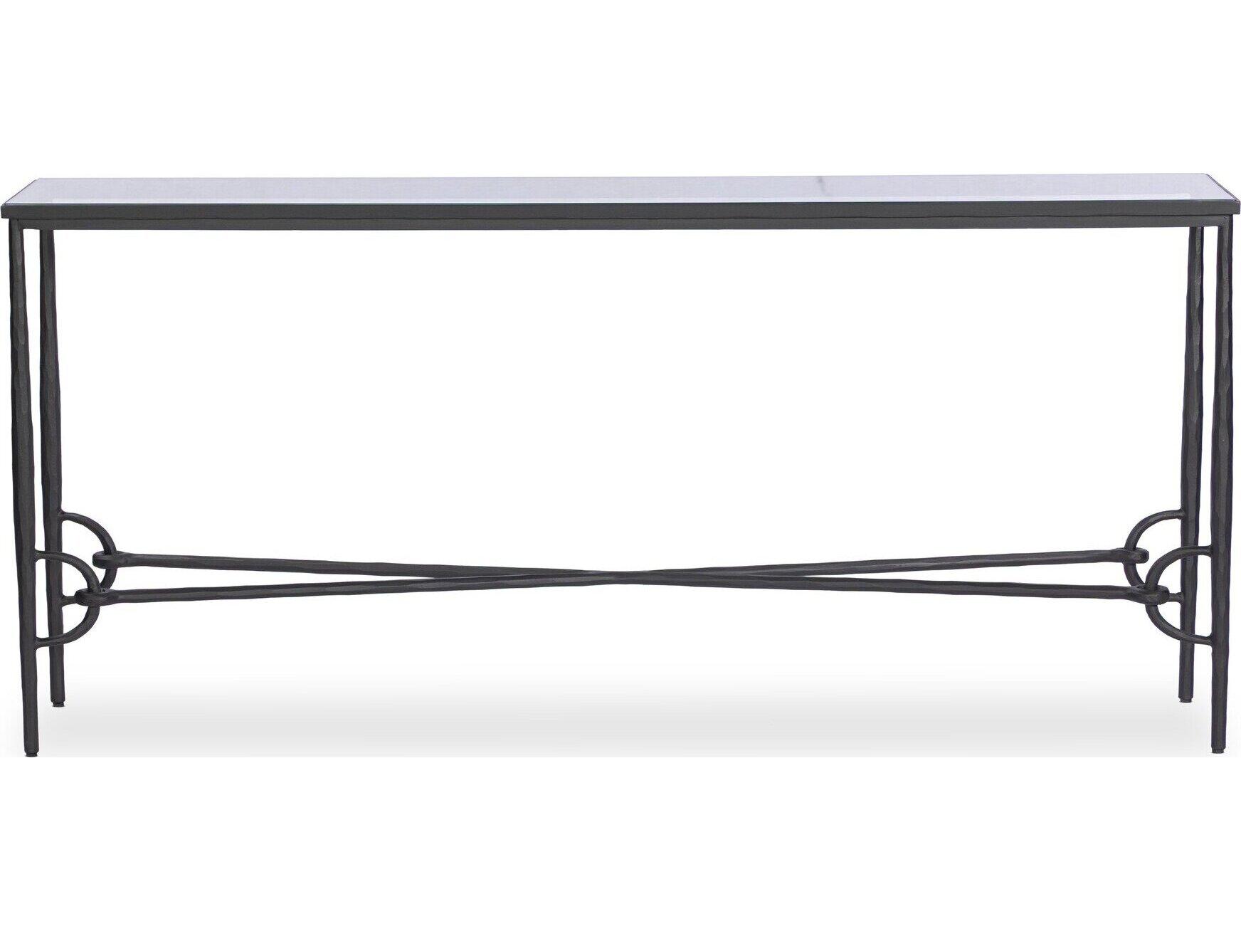 Four Hands Element Rectangular Glass Console Table