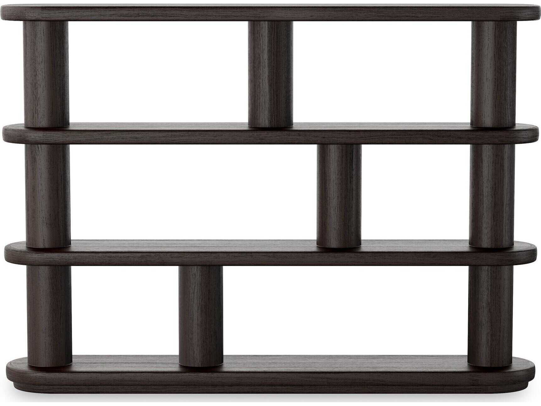 Luxecor Globetrotter Luciana Ebony Oak Veneer Bookcase
