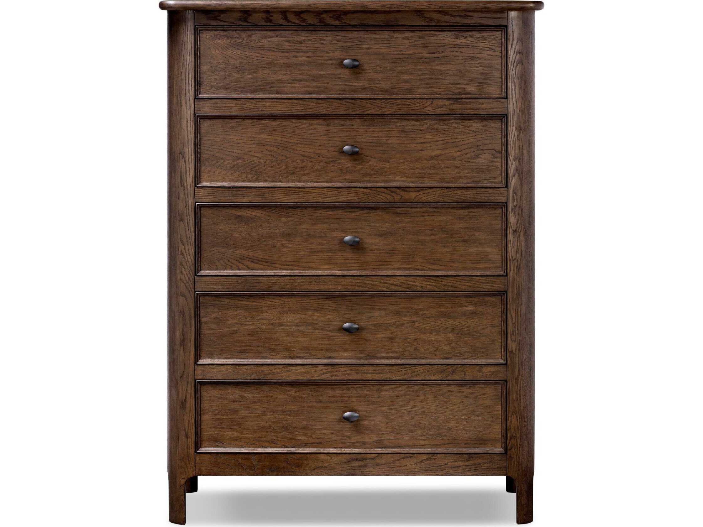 Four Hands Bolton Aged Oak Veneer Brown Wood Accent Chest