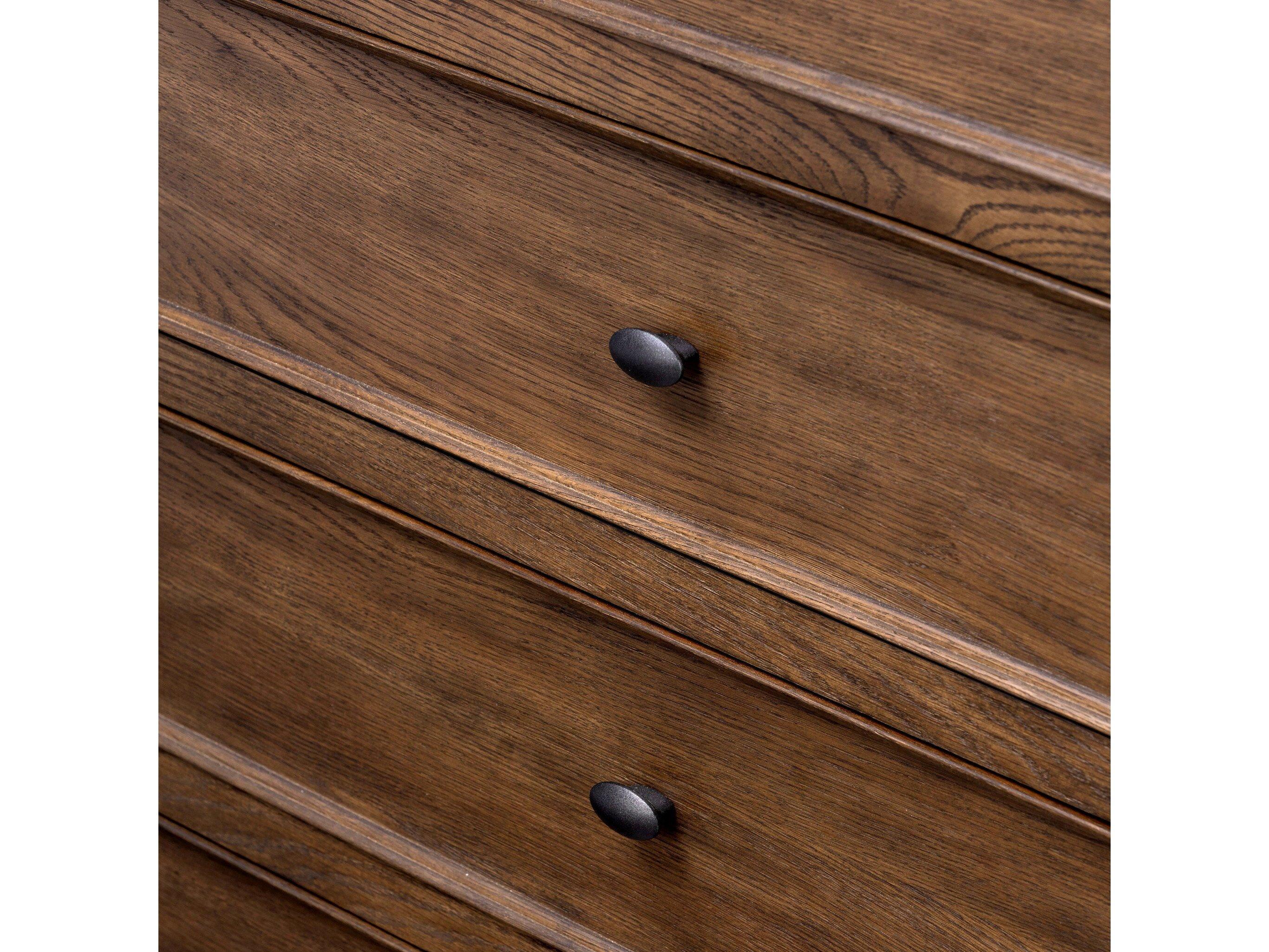 Four Hands Bolton Aged Oak Veneer Brown Wood Accent Chest