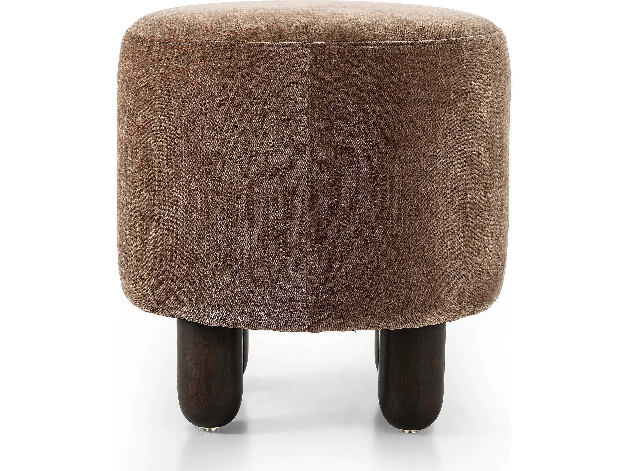 Four Hands Kensington Zena Beige Upholstered Ottoman