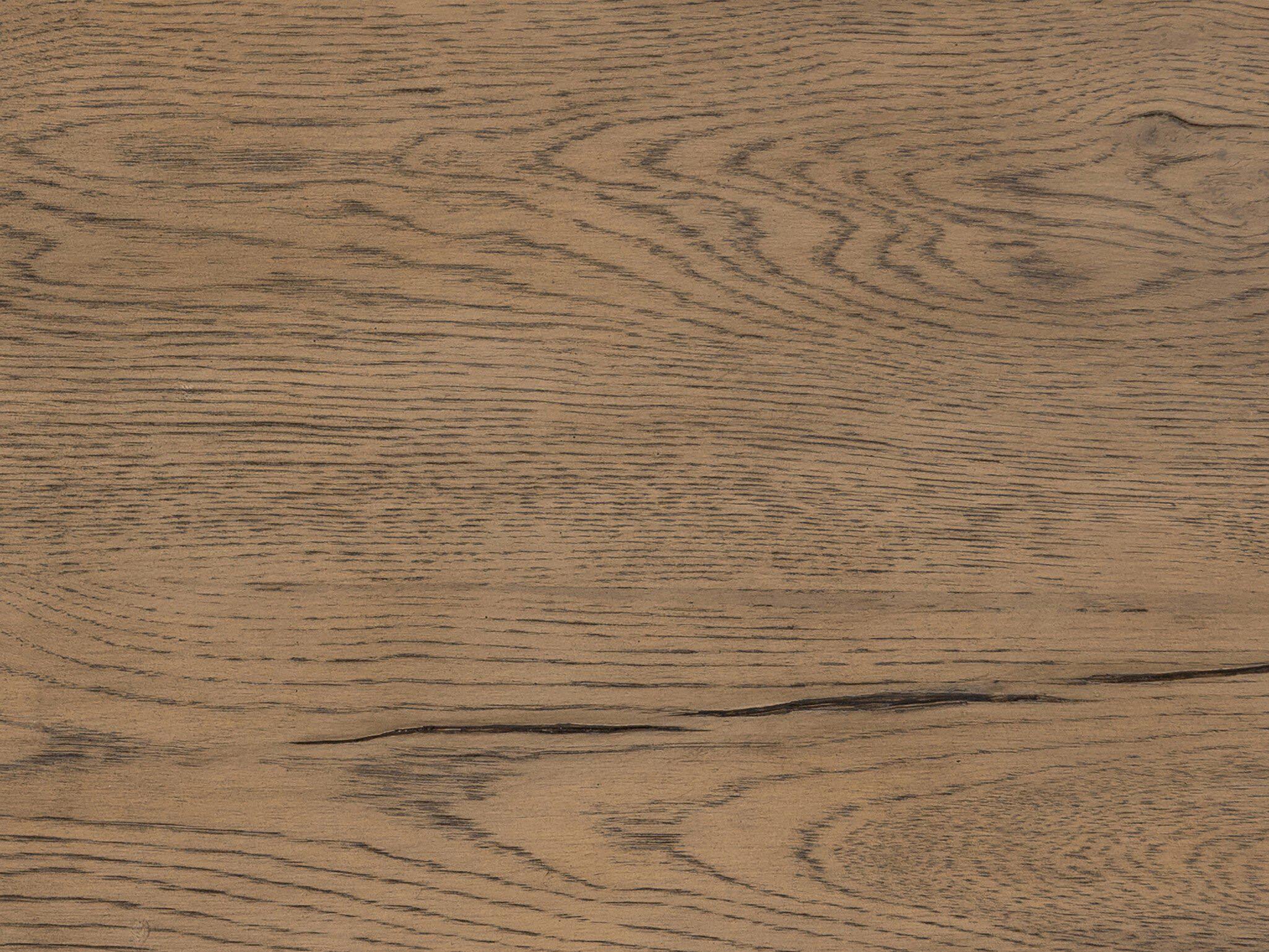 Four Hands Haiden Rustic Grey Veneer Brown Oak Wood Computer Desk