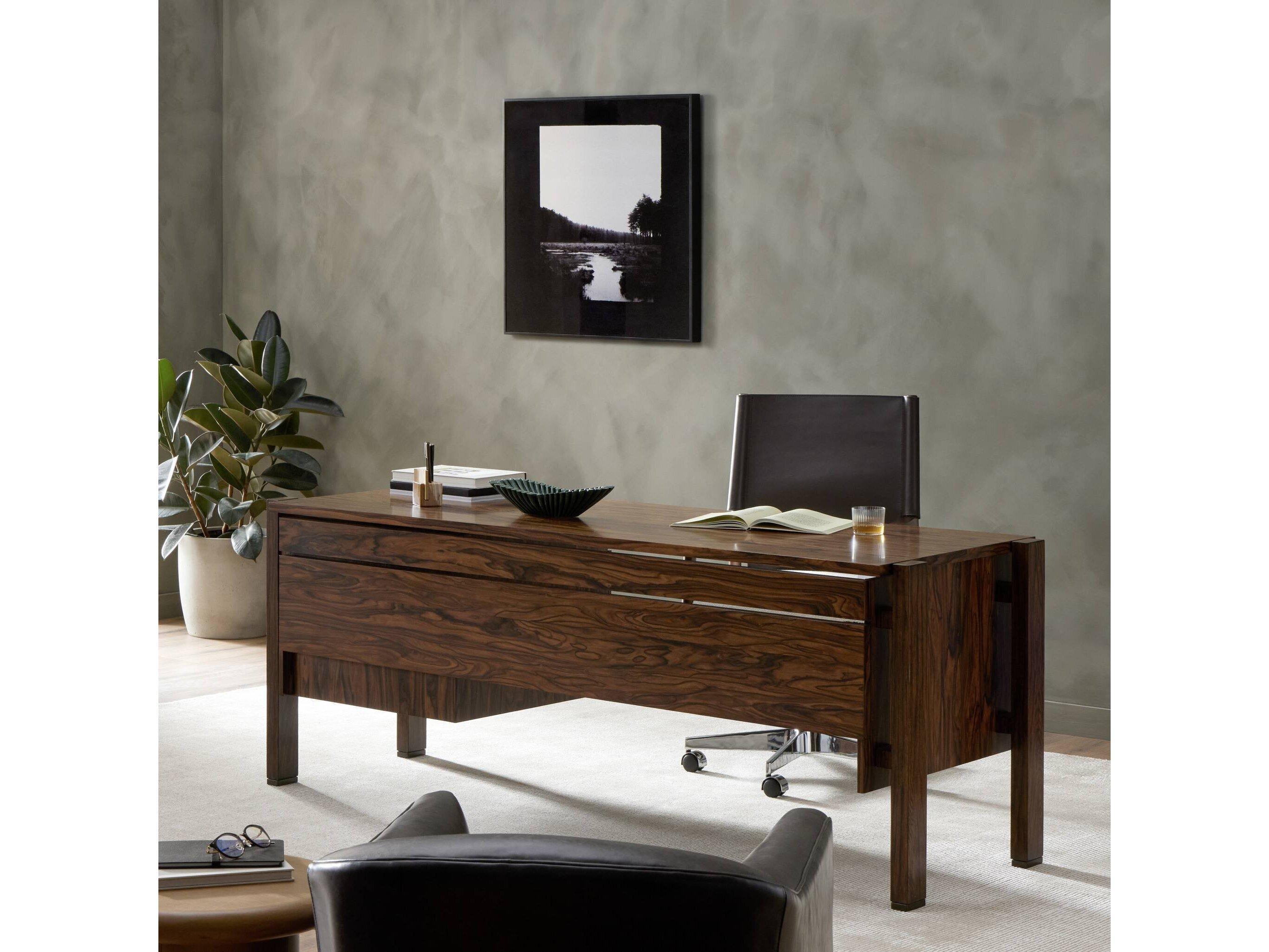 Four Hands Bina Marcela Natural Morado Veneer Poplar Wood Desk