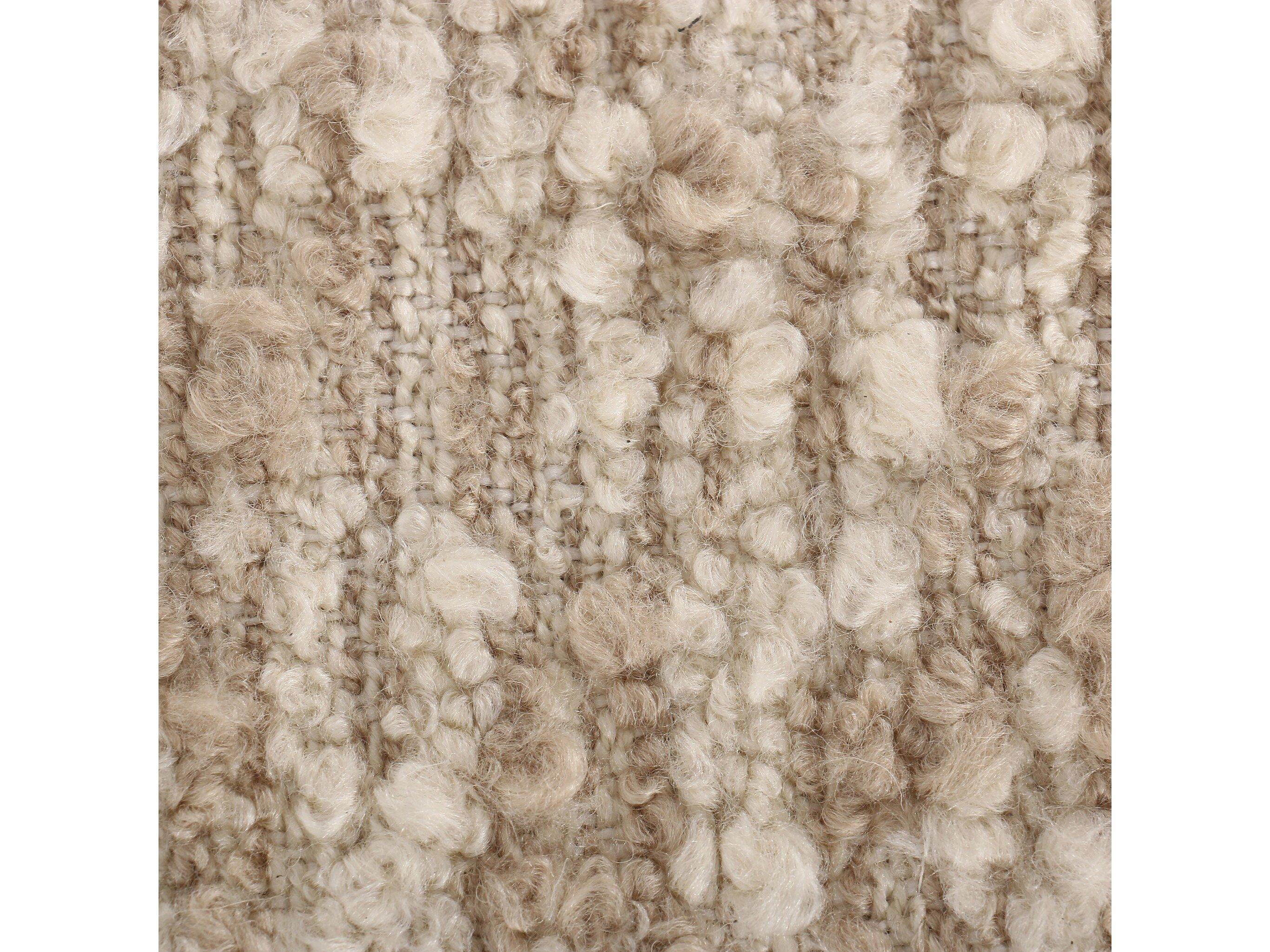 Four Hands Kensington Solema Cream Distressed Natural Beige Upholstered Accent Bench