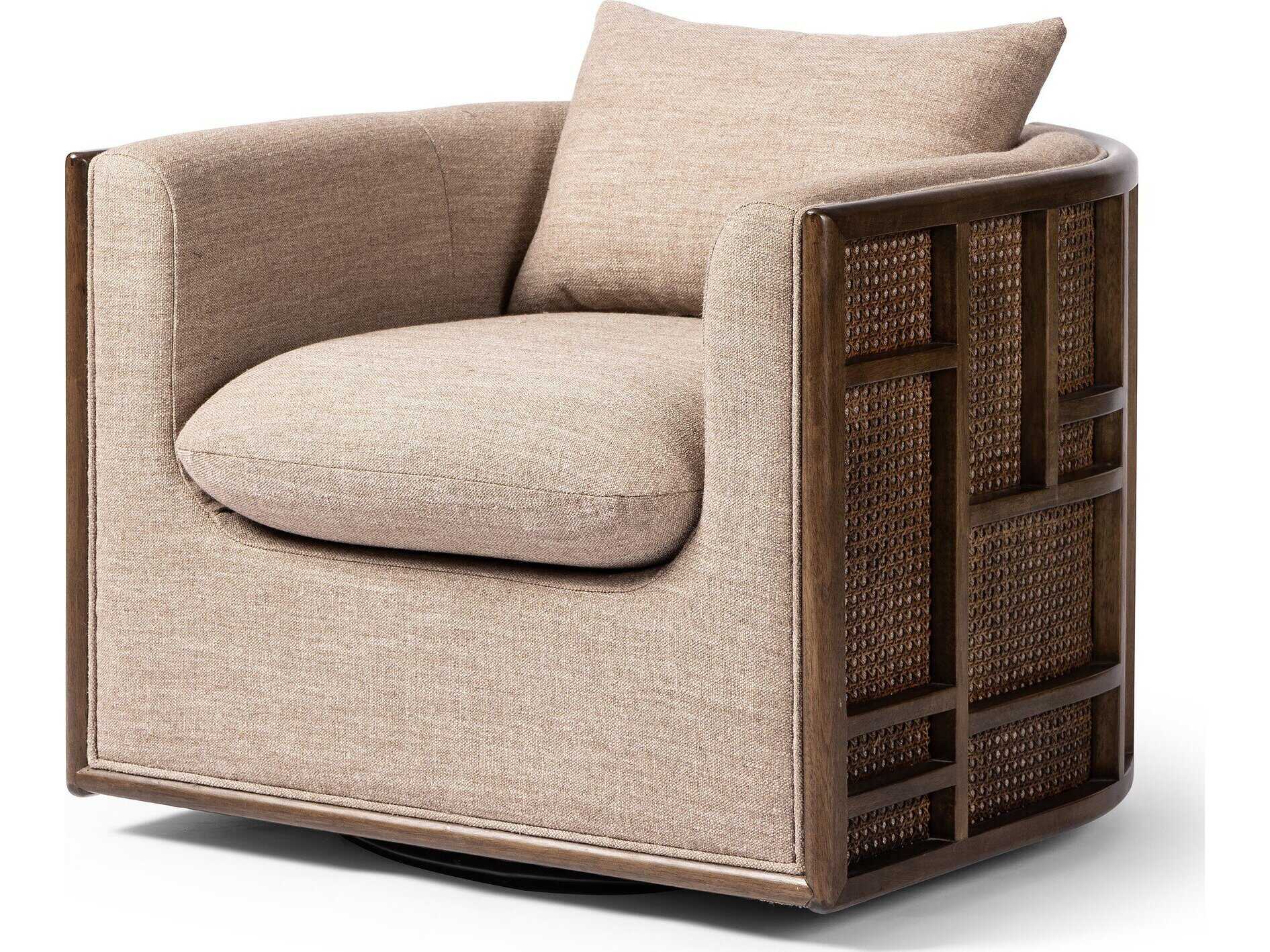 Four Hands Westgate June Alcala Fawn Swivel Chair