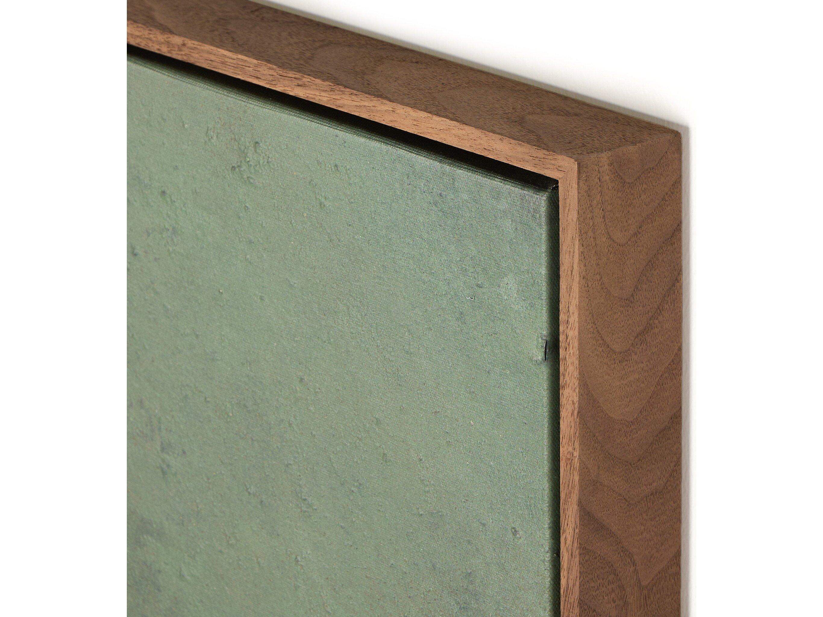 Four Hands Art Studio Carrying The Olive Branch No.2 by Tyler Guinn Rustic Walnut Floater Canvas Wall Art