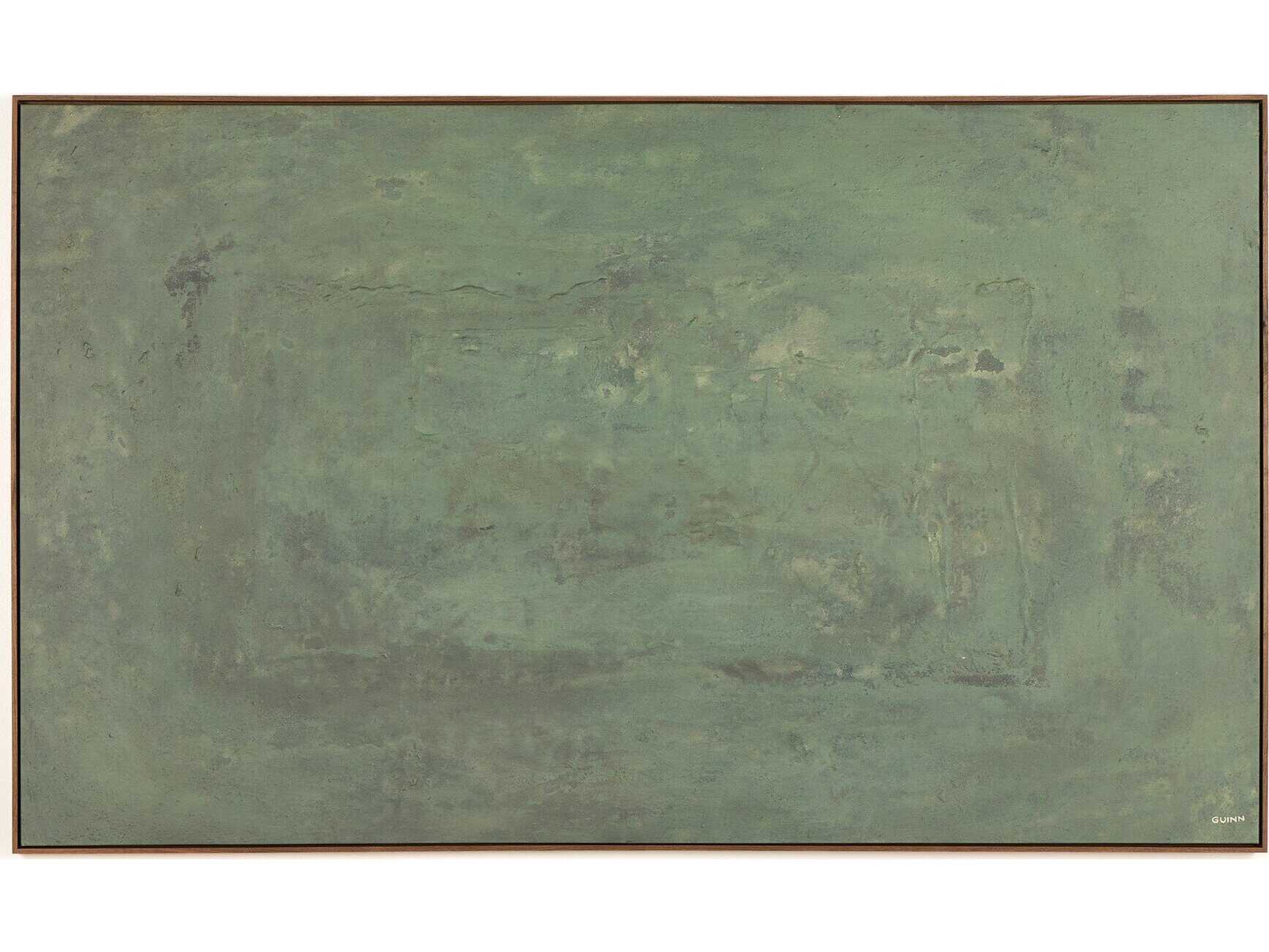 Four Hands Art Studio Carrying The Olive Branch No.2 by Tyler Guinn Rustic Walnut Floater Canvas Wall Art