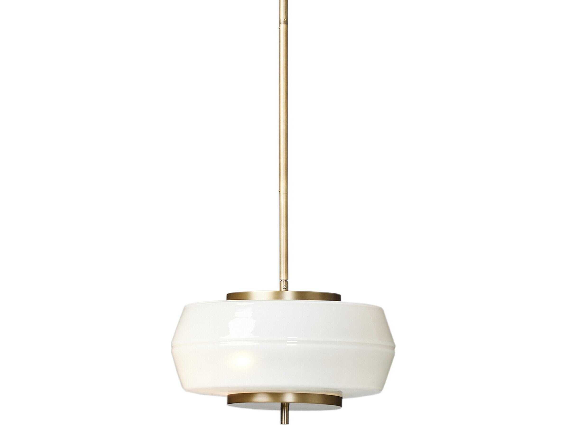 Four Hands Tayden White Pendant