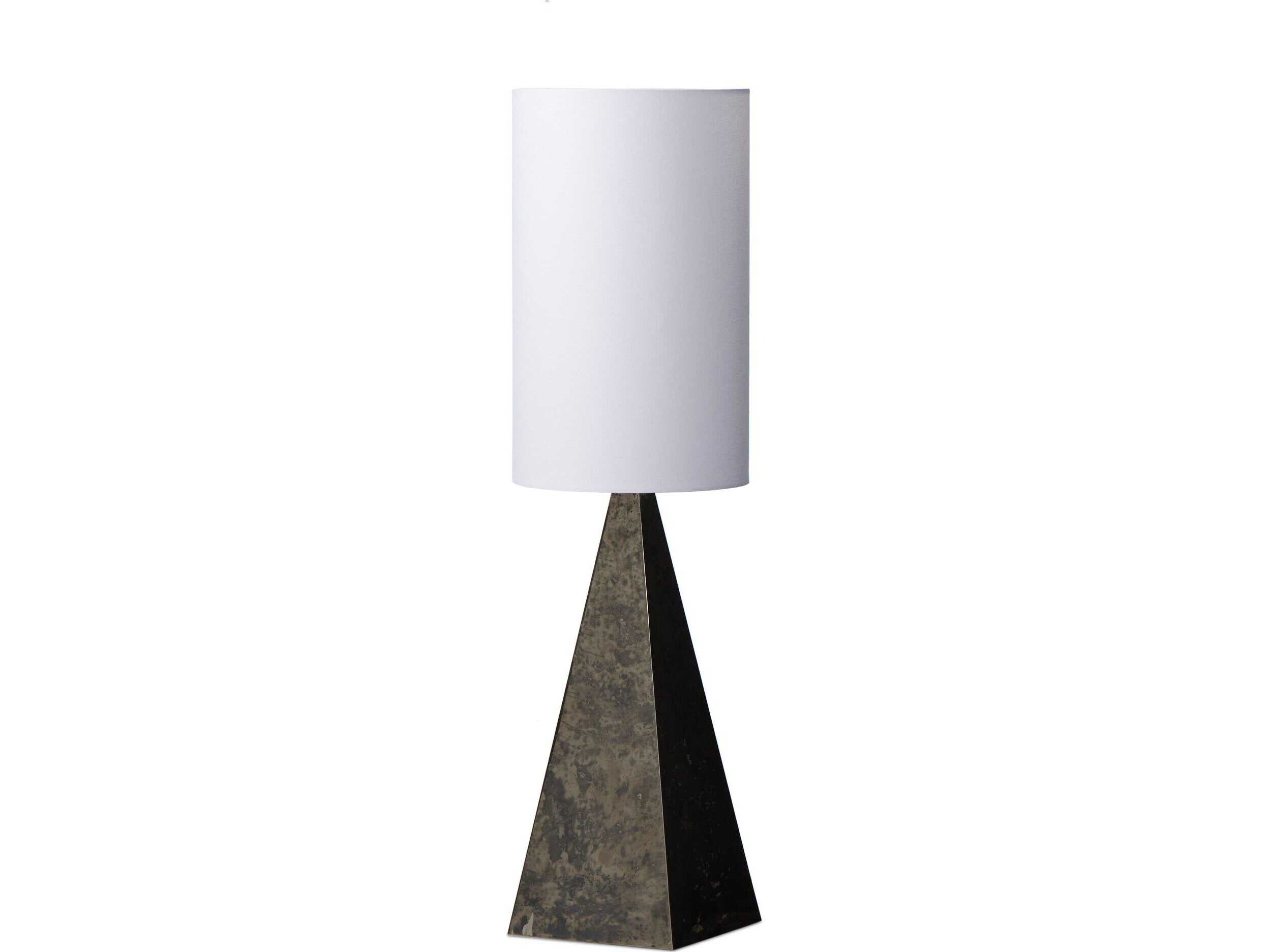Four Hands Camden Banner Floor Lamp - Oxidized Brass Steel