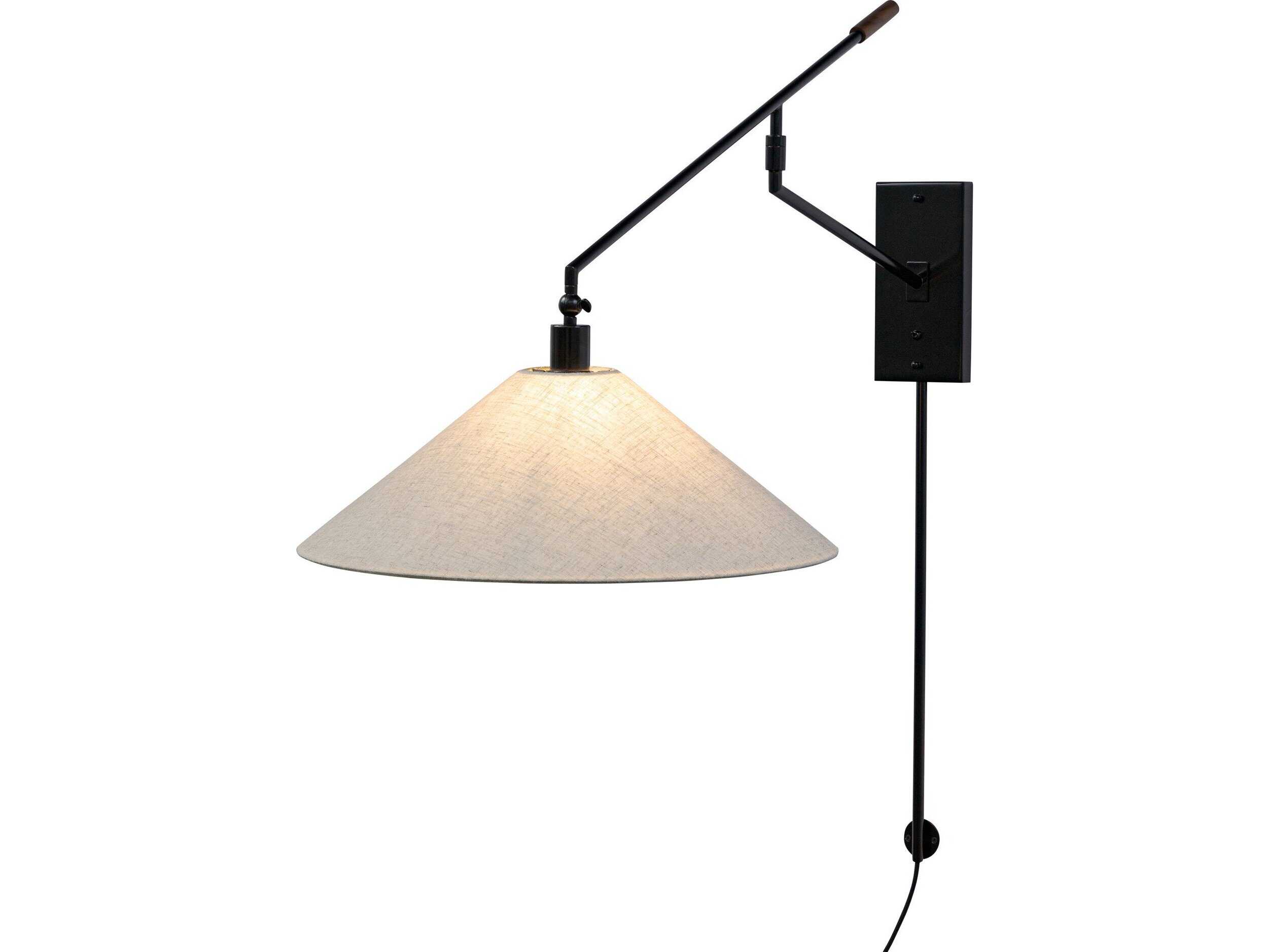 Four Hands Hassell Black Wall Sconce